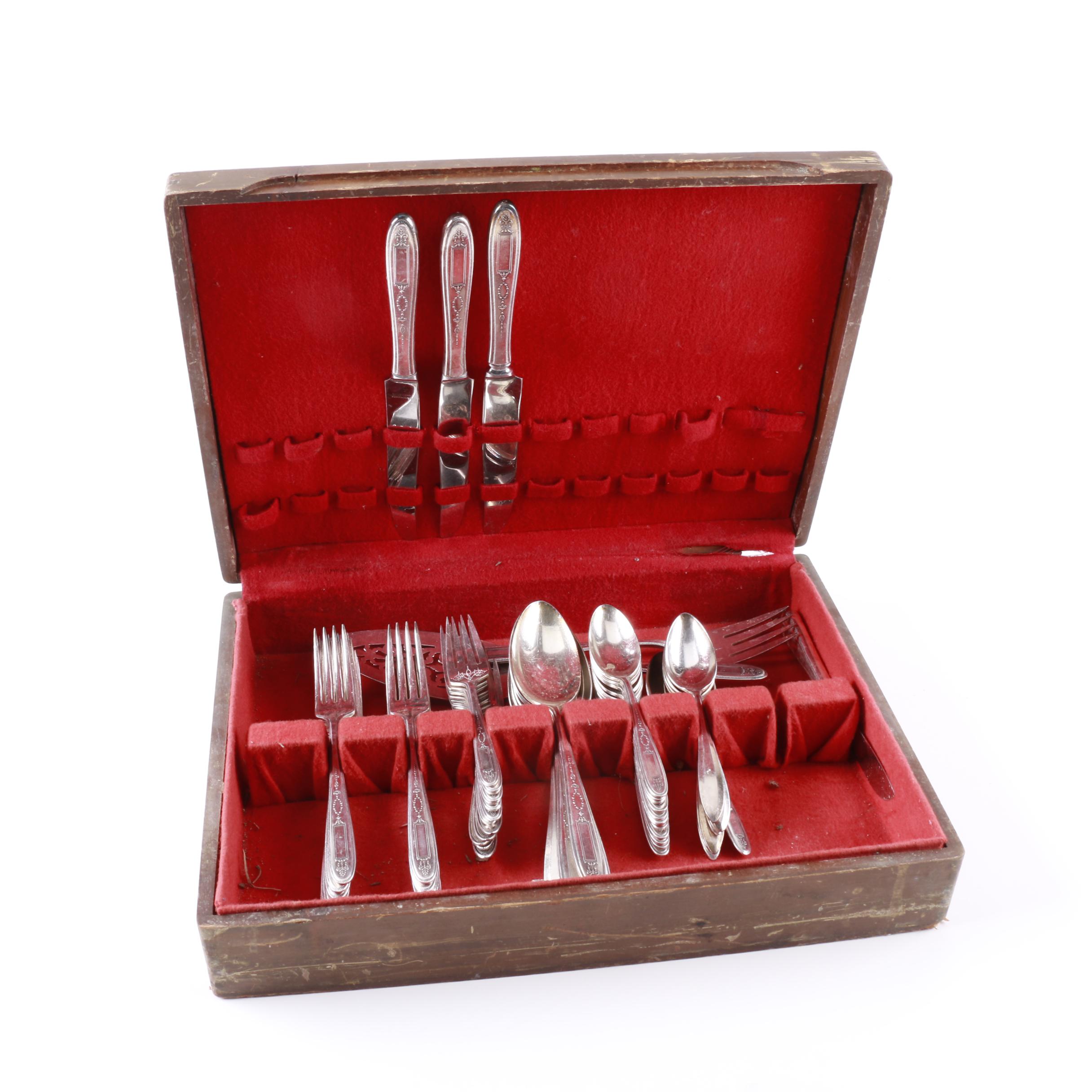Oneida Community "Grosvenor" Silver-Plated Flatware