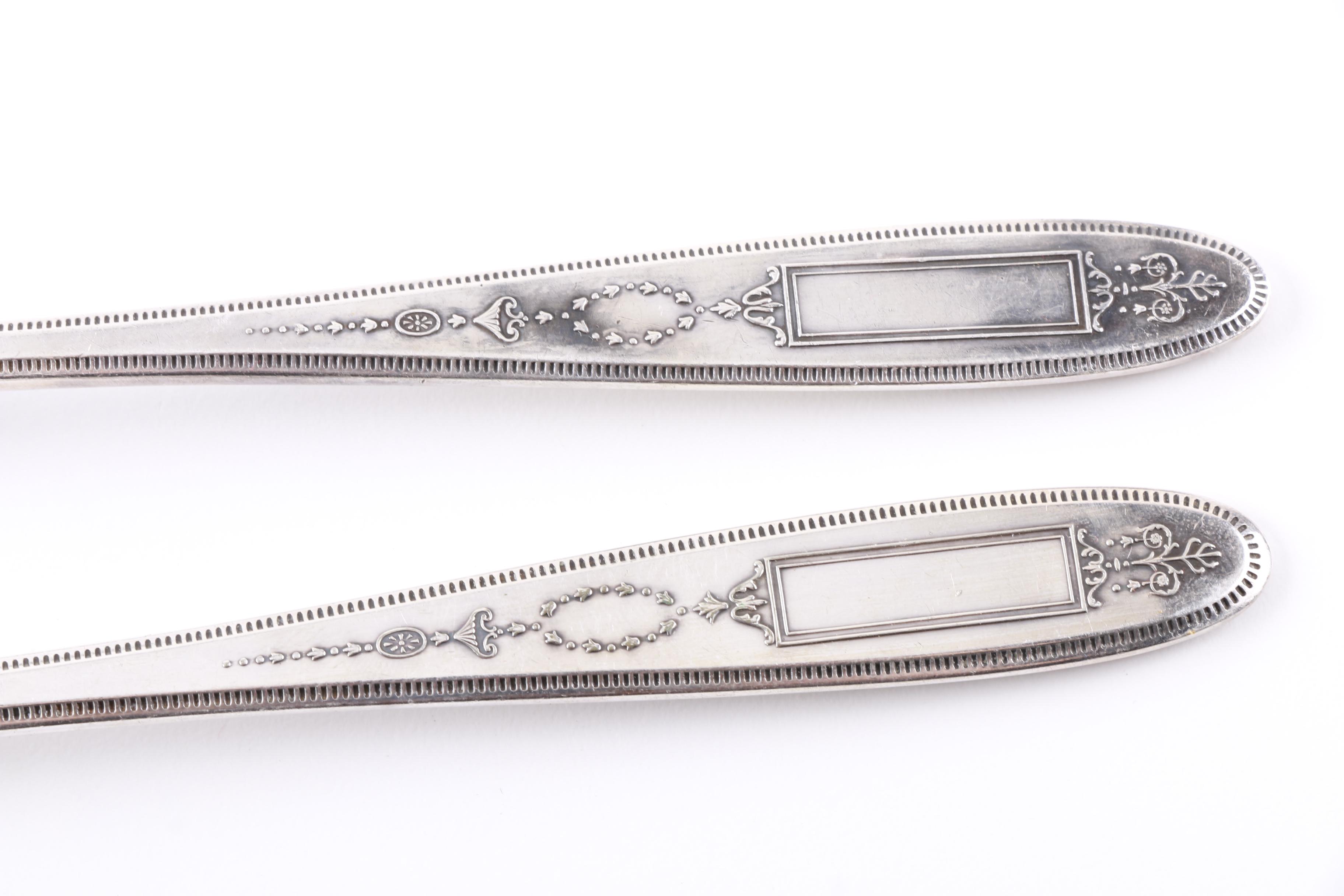 Oneida Community "Grosvenor" Silver-Plated Flatware