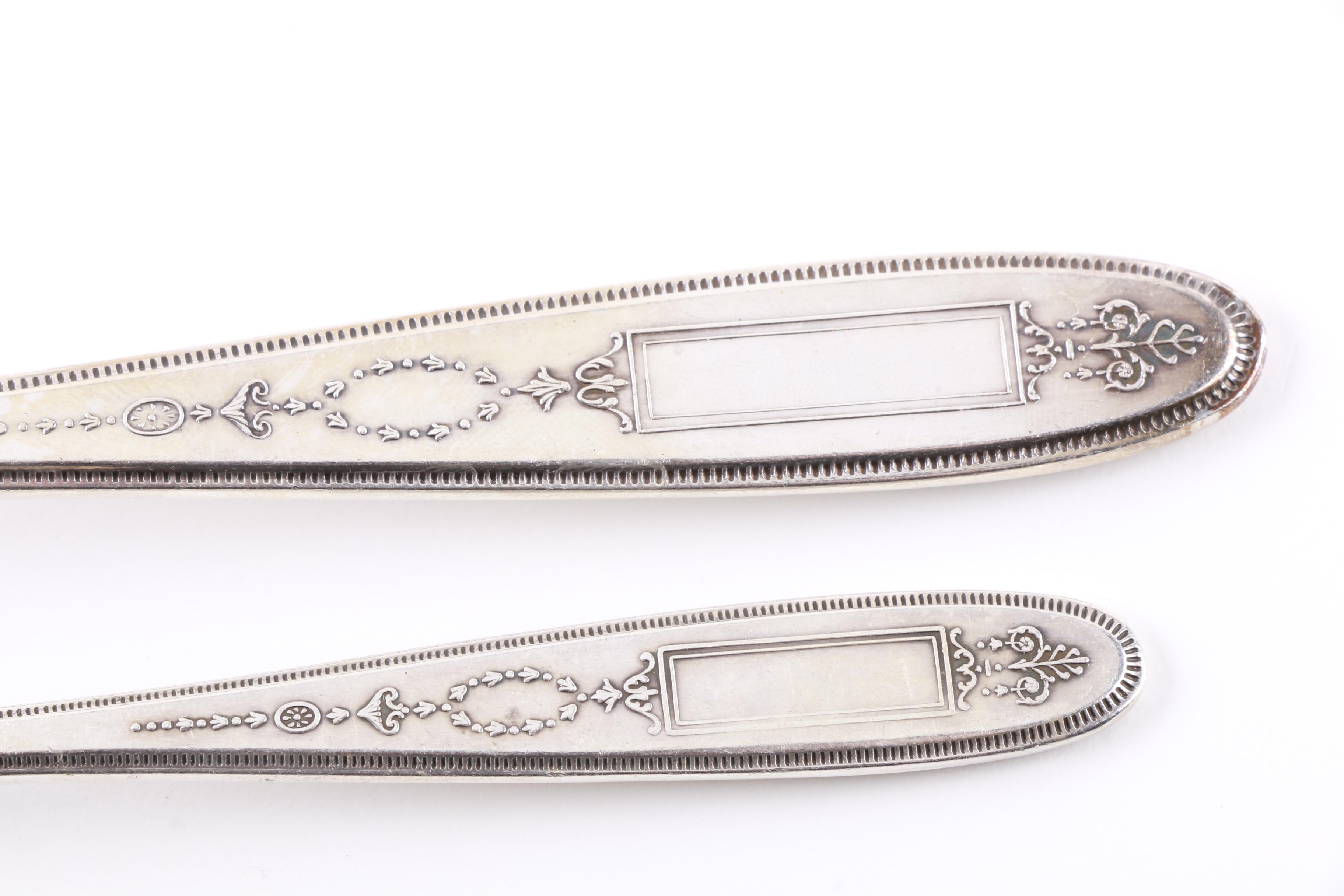 Oneida Community "Grosvenor" Silver-Plated Flatware