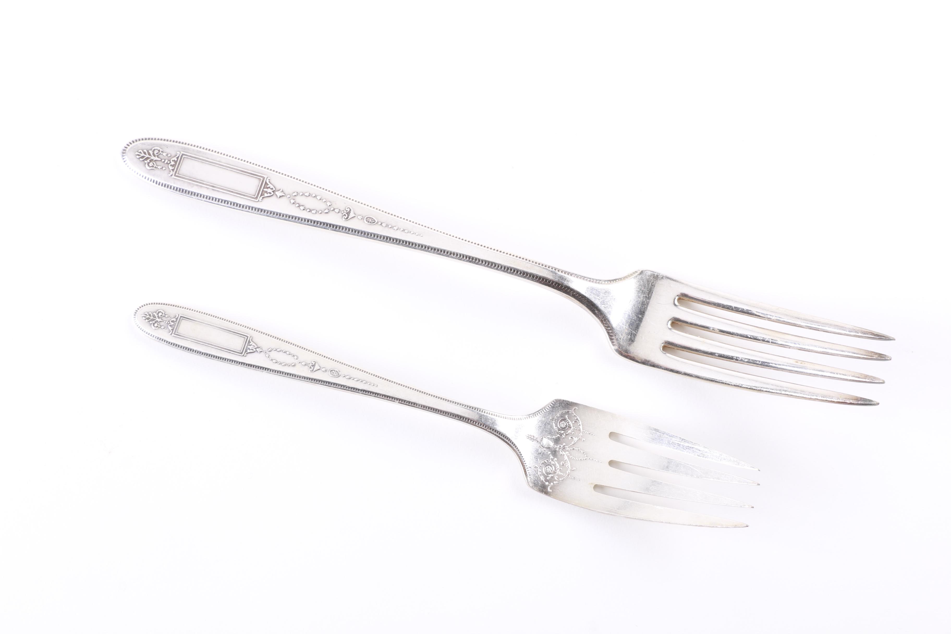 Oneida Community "Grosvenor" Silver-Plated Flatware