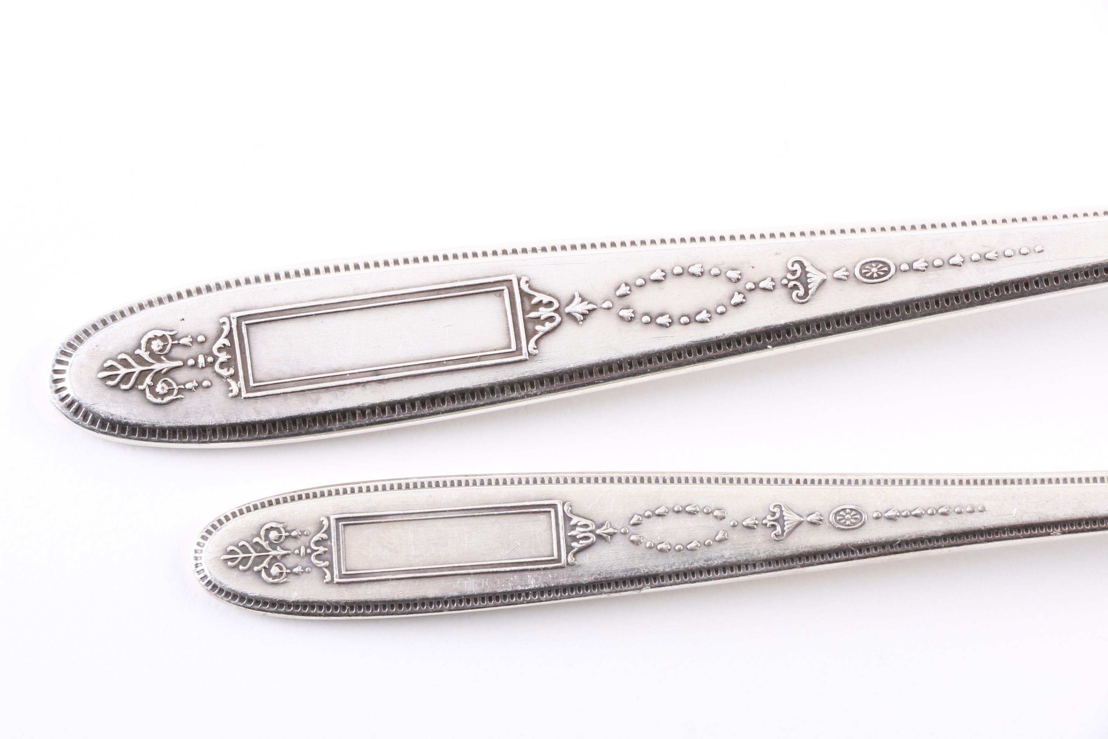Oneida Community "Grosvenor" Silver-Plated Flatware