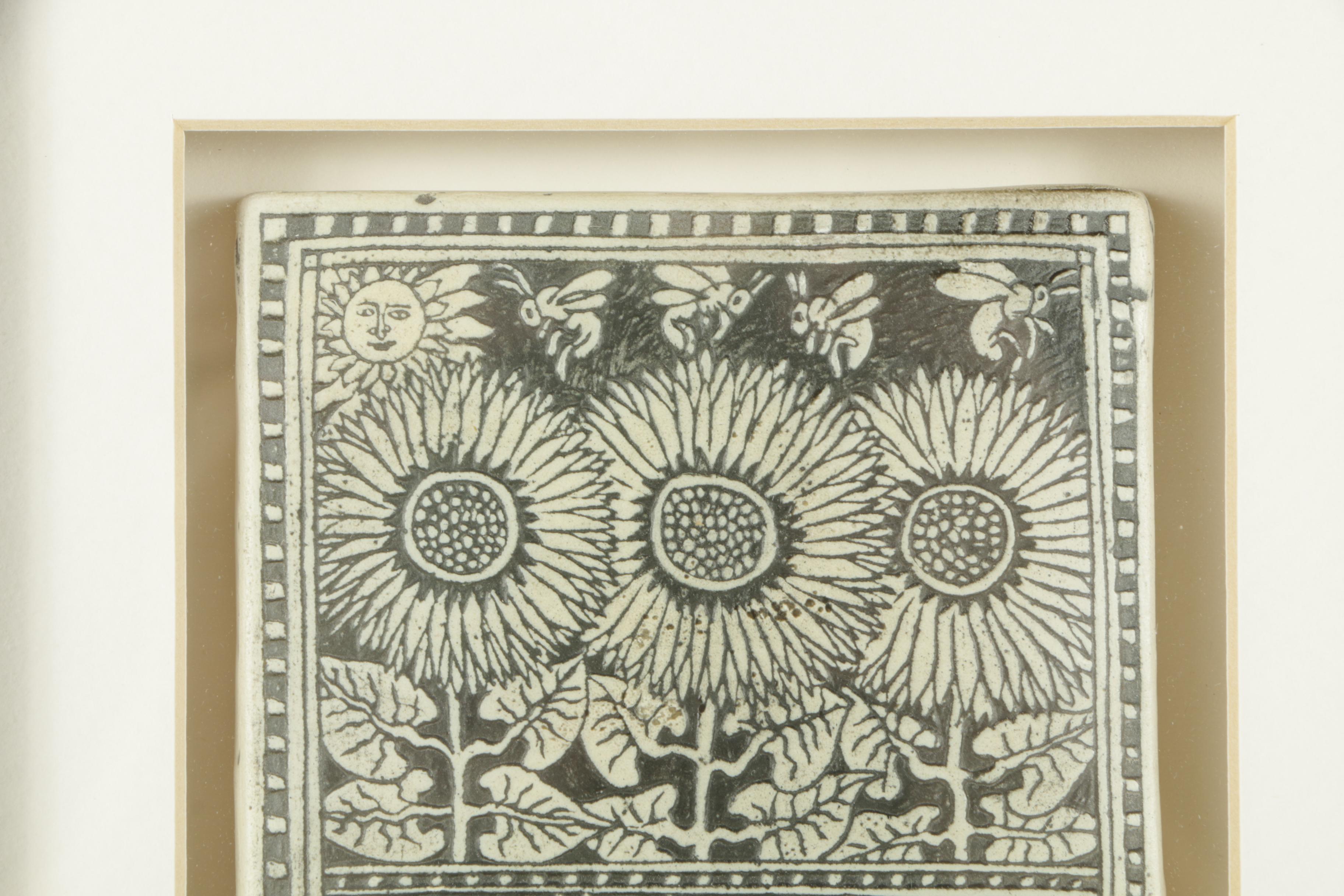 Collection of Marsha McCarthy Framed Drawings on Clay