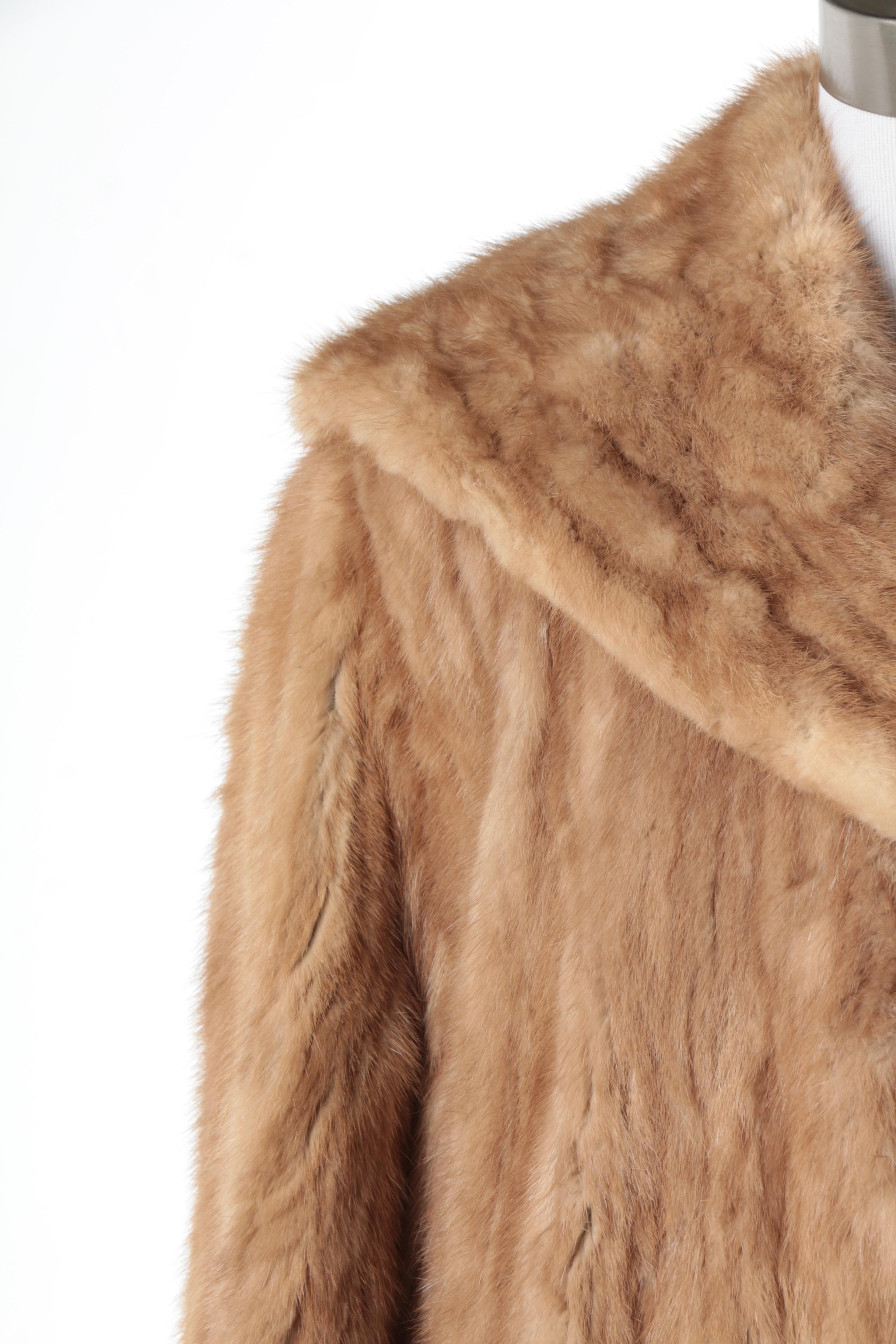 Vintage Mink Fur Coat