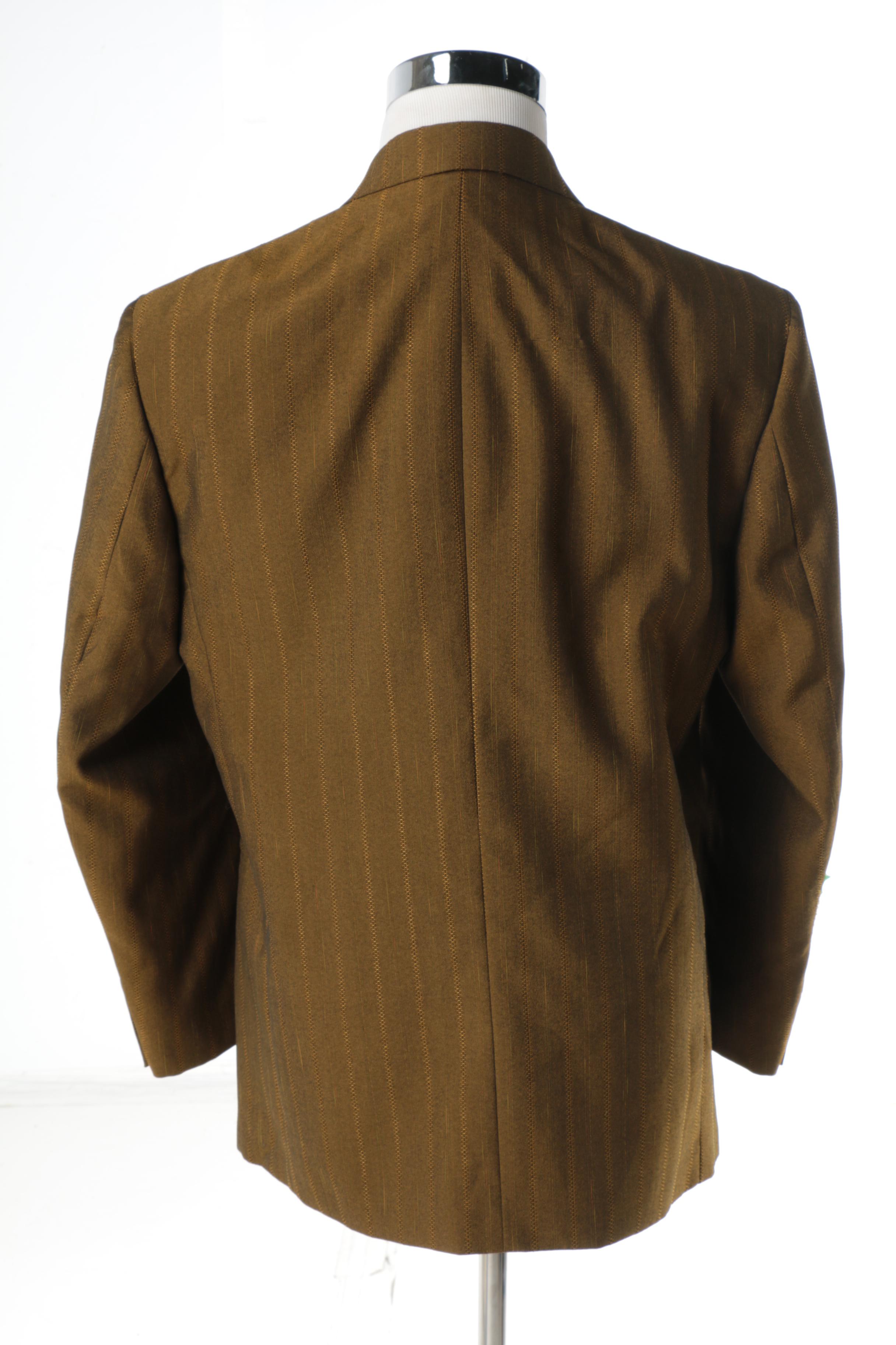 Men's Gino Cappeli Double-Breasted Suit Jacket