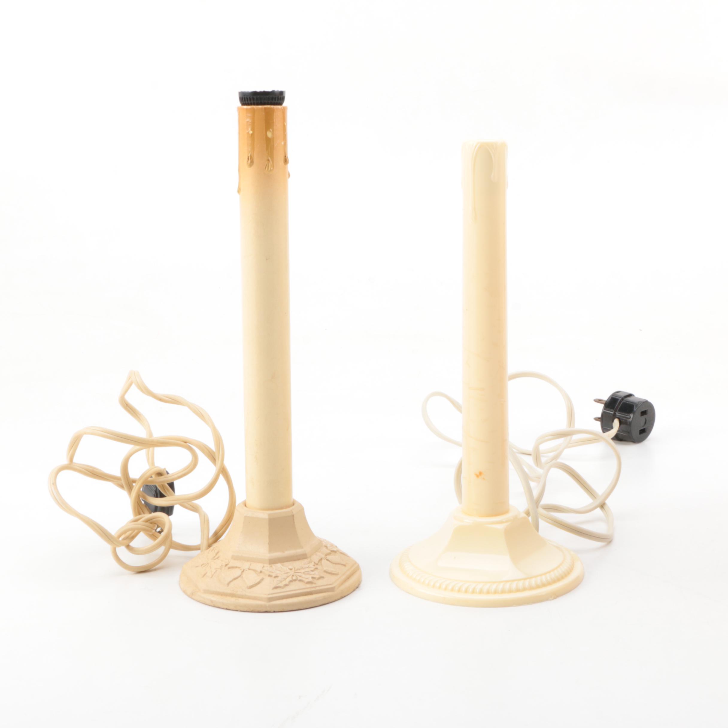 Noma and Royalite Electric Candelabra Christmas Decor