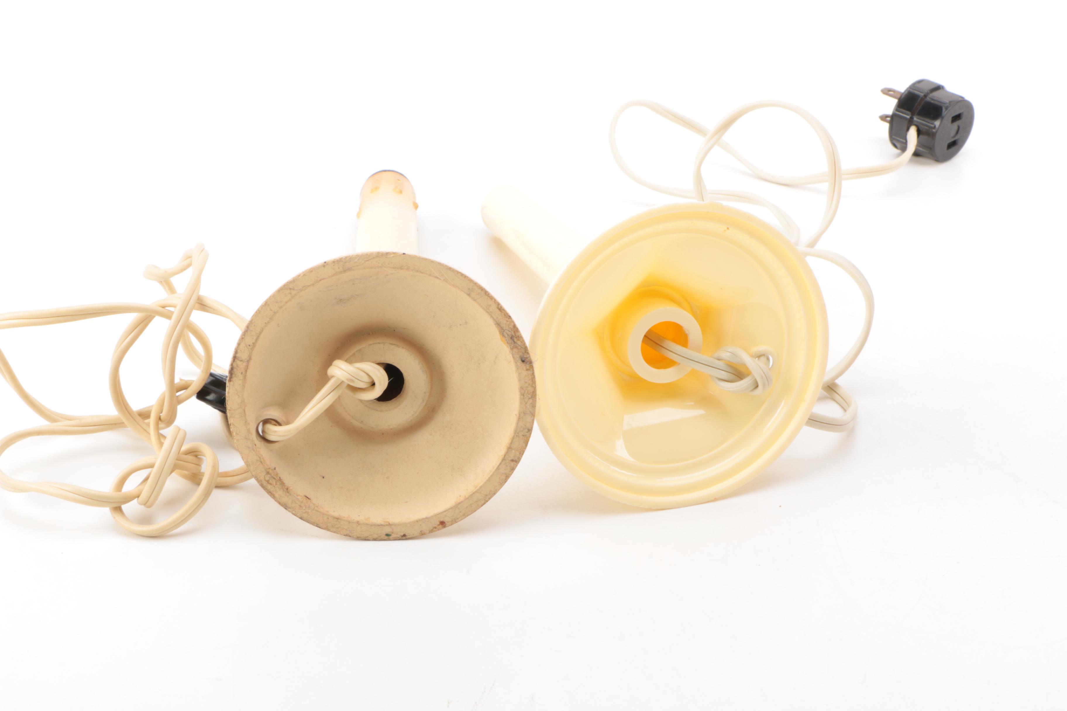 Noma and Royalite Electric Candelabra Christmas Decor