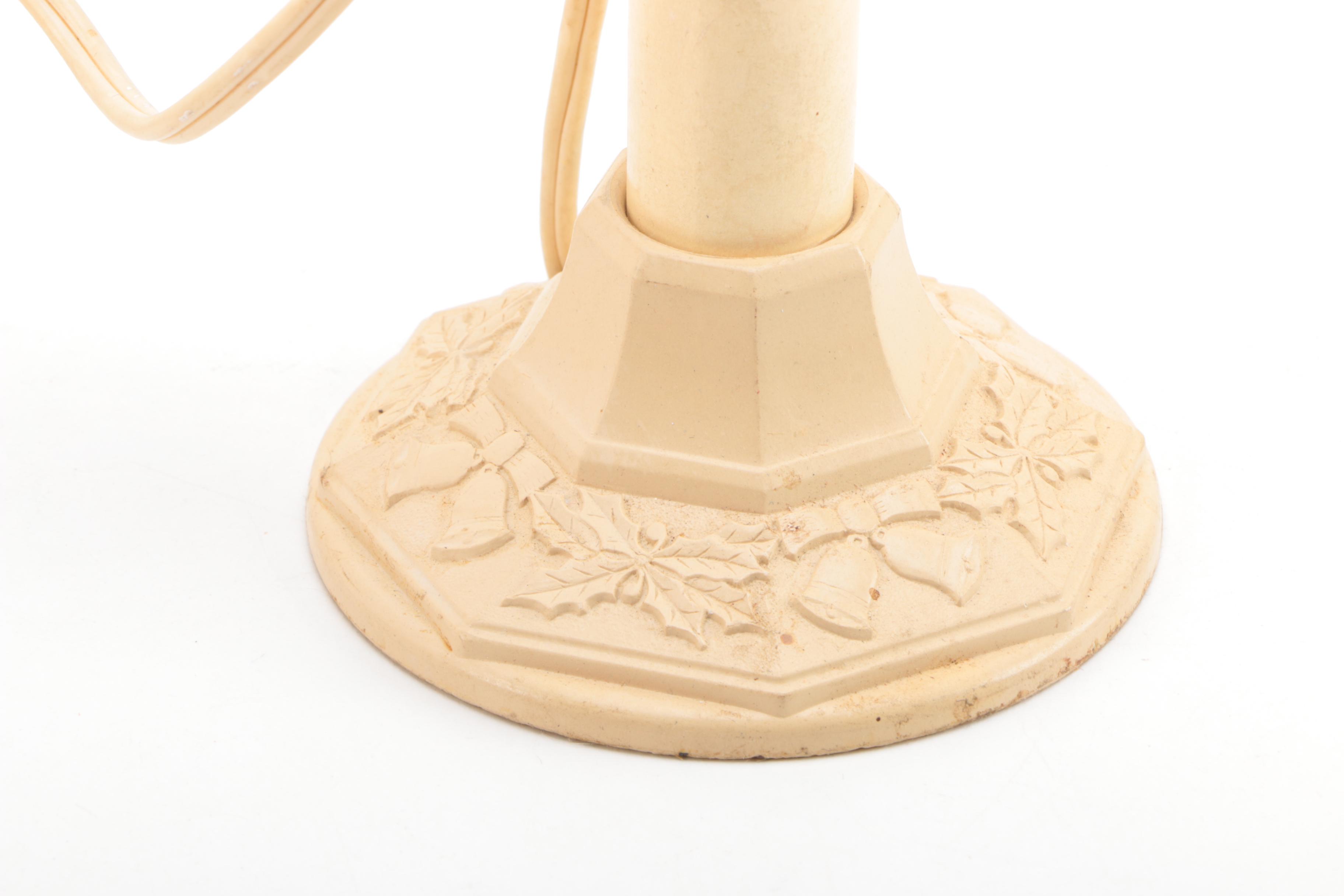 Noma and Royalite Electric Candelabra Christmas Decor