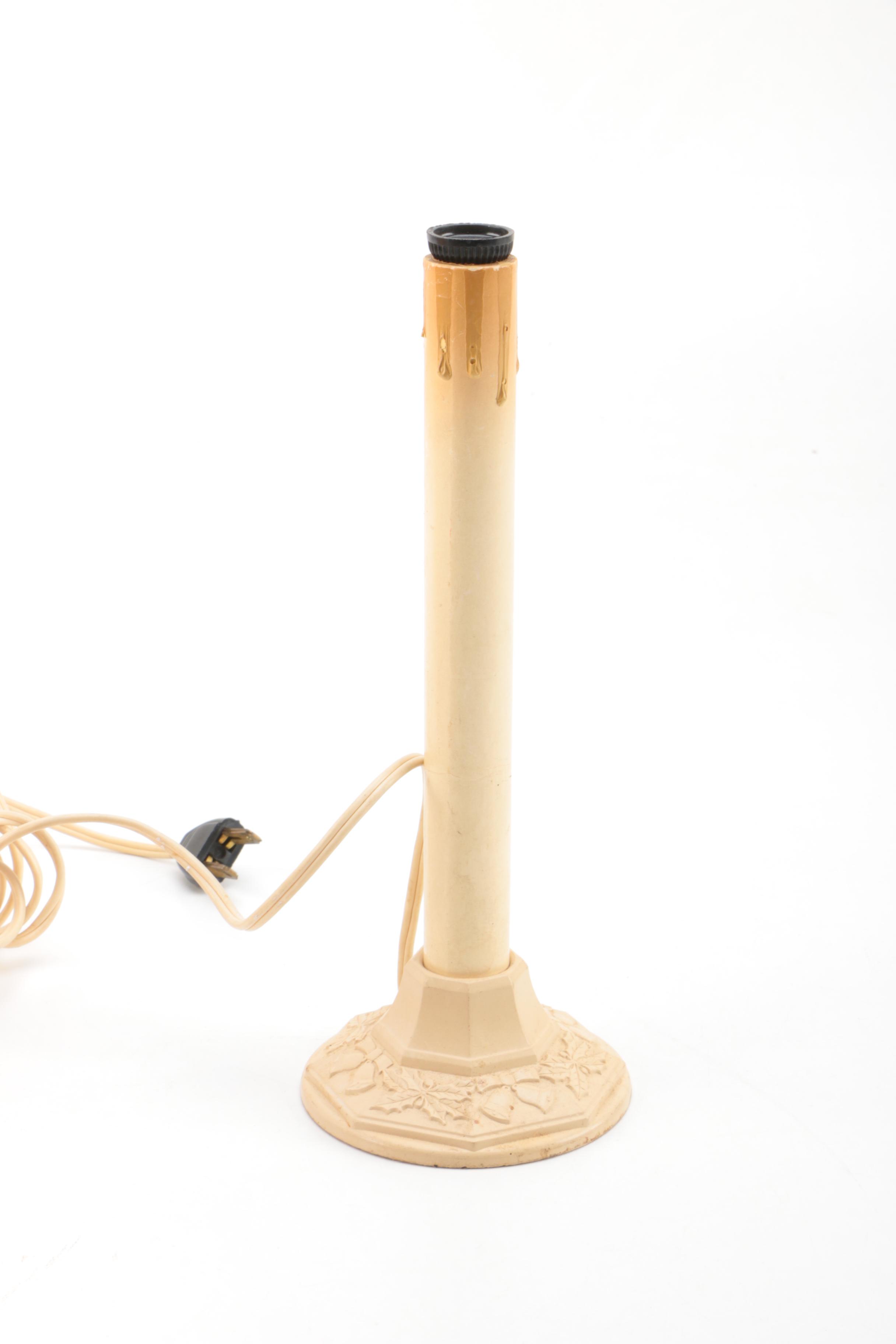 Noma and Royalite Electric Candelabra Christmas Decor