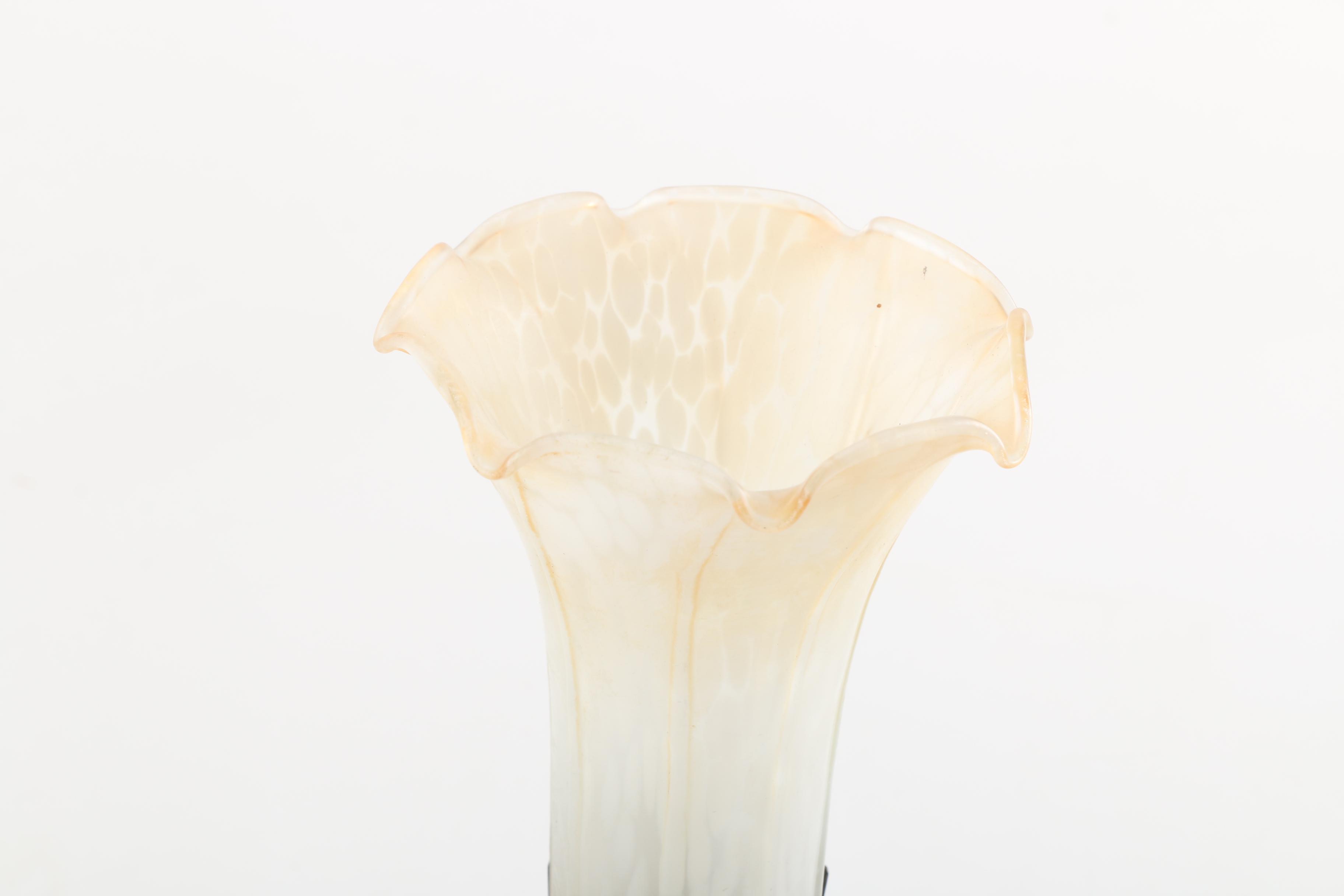 Art Nouveau Style Torchette Frog Accent Lamp