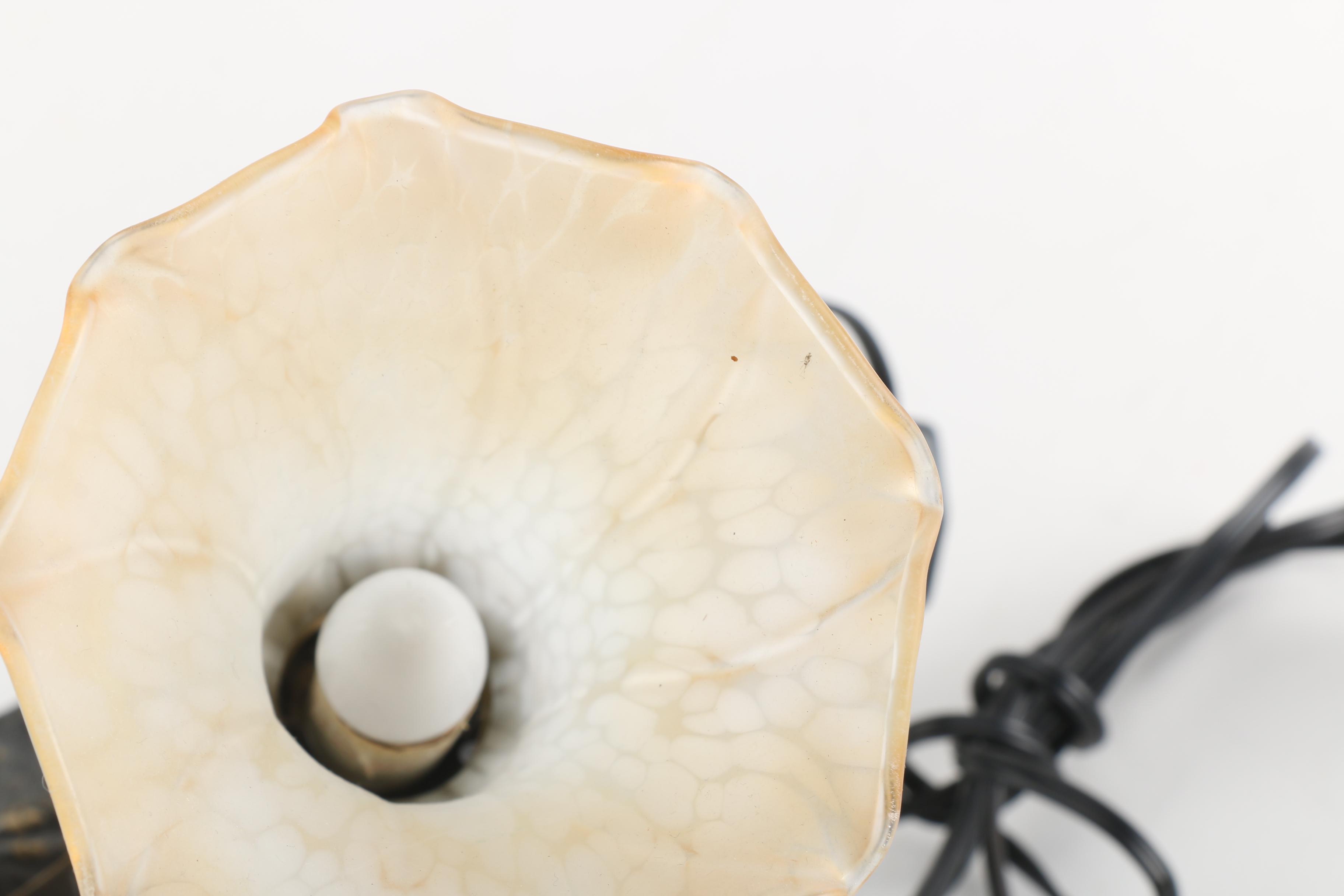 Art Nouveau Style Torchette Frog Accent Lamp