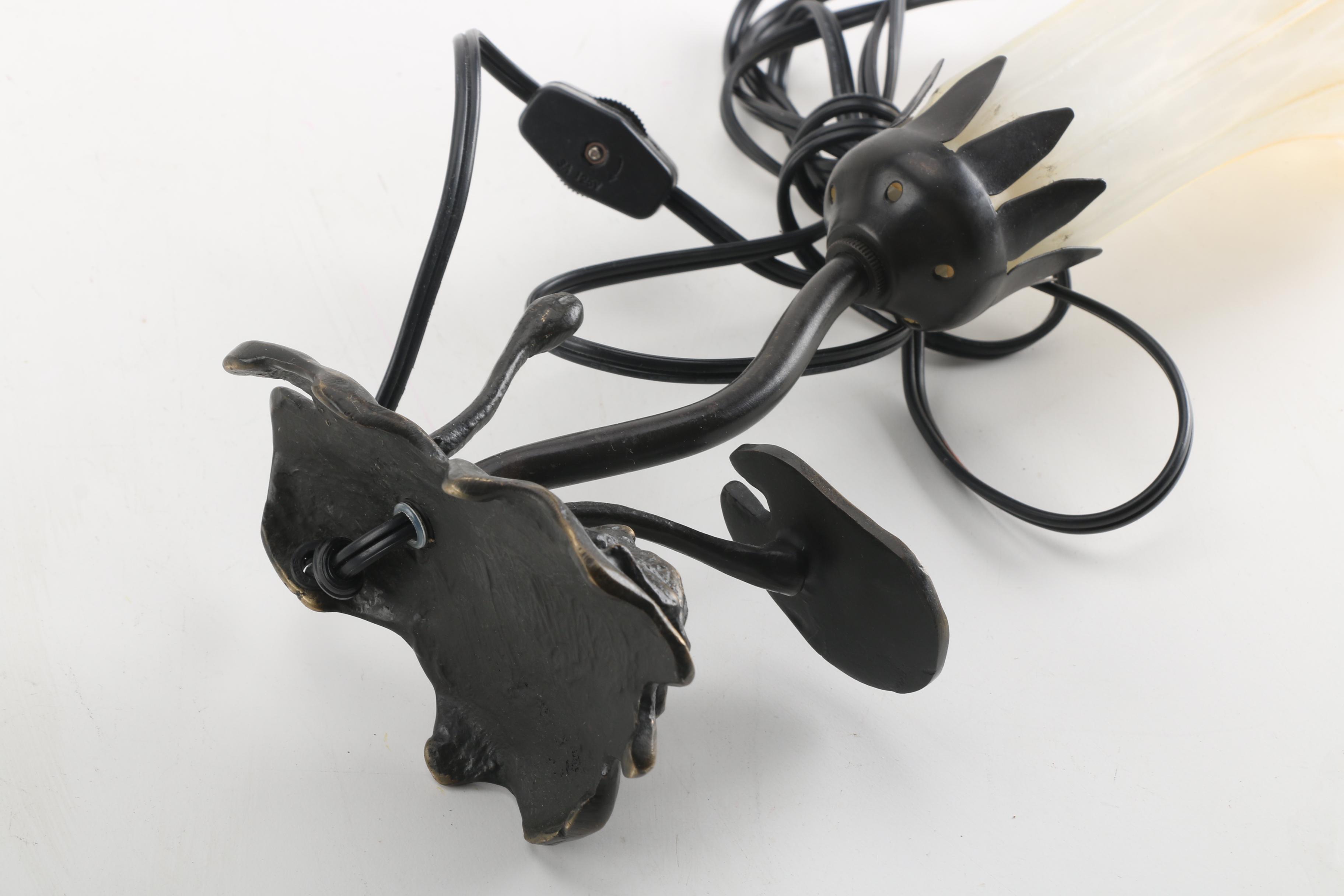 Art Nouveau Style Torchette Frog Accent Lamp