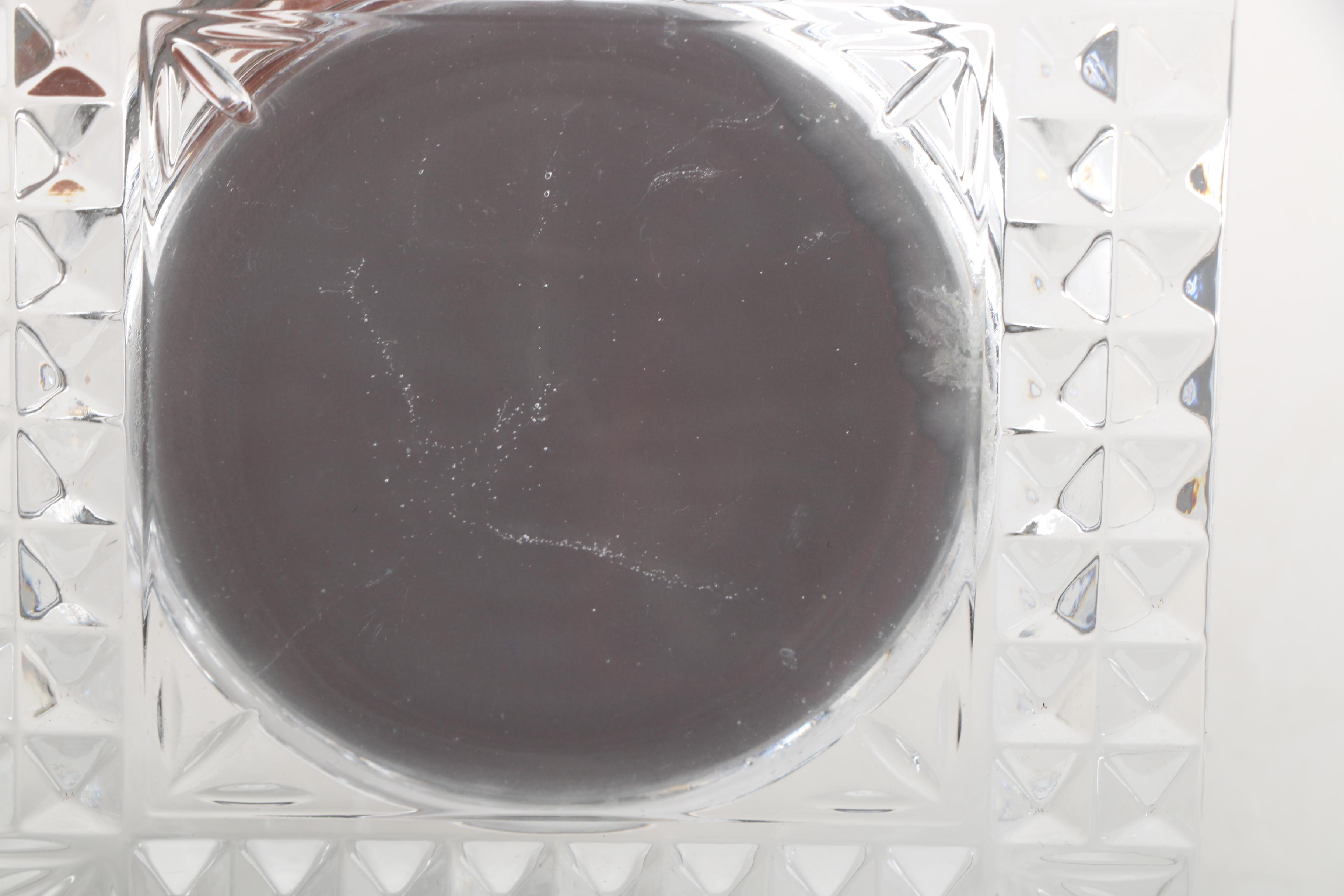 Crystal and Cut Glass Quartz Shelf Clocks