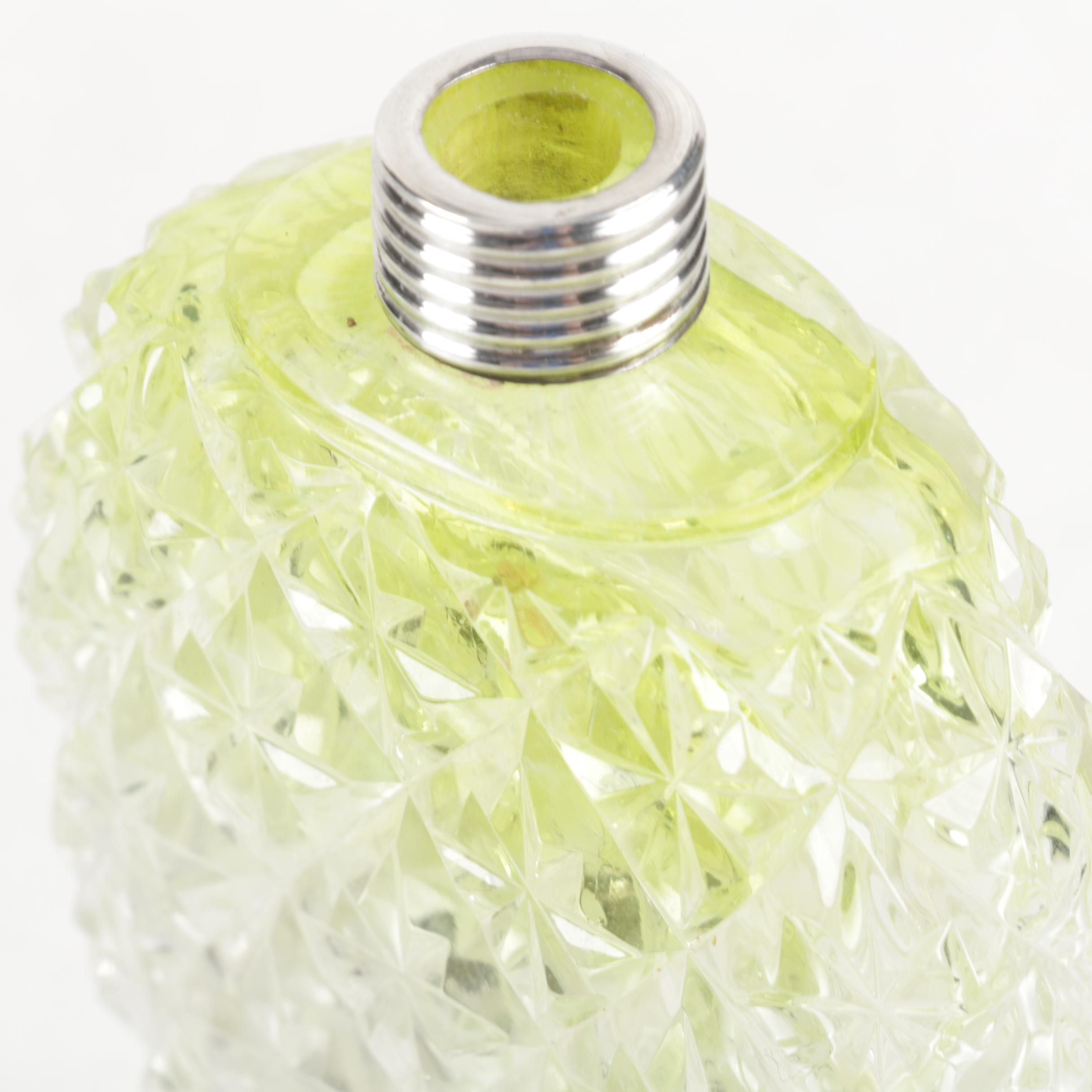 Victorian Era Charles May Birmingham Sterling Silver and Crystal Scent Bottle