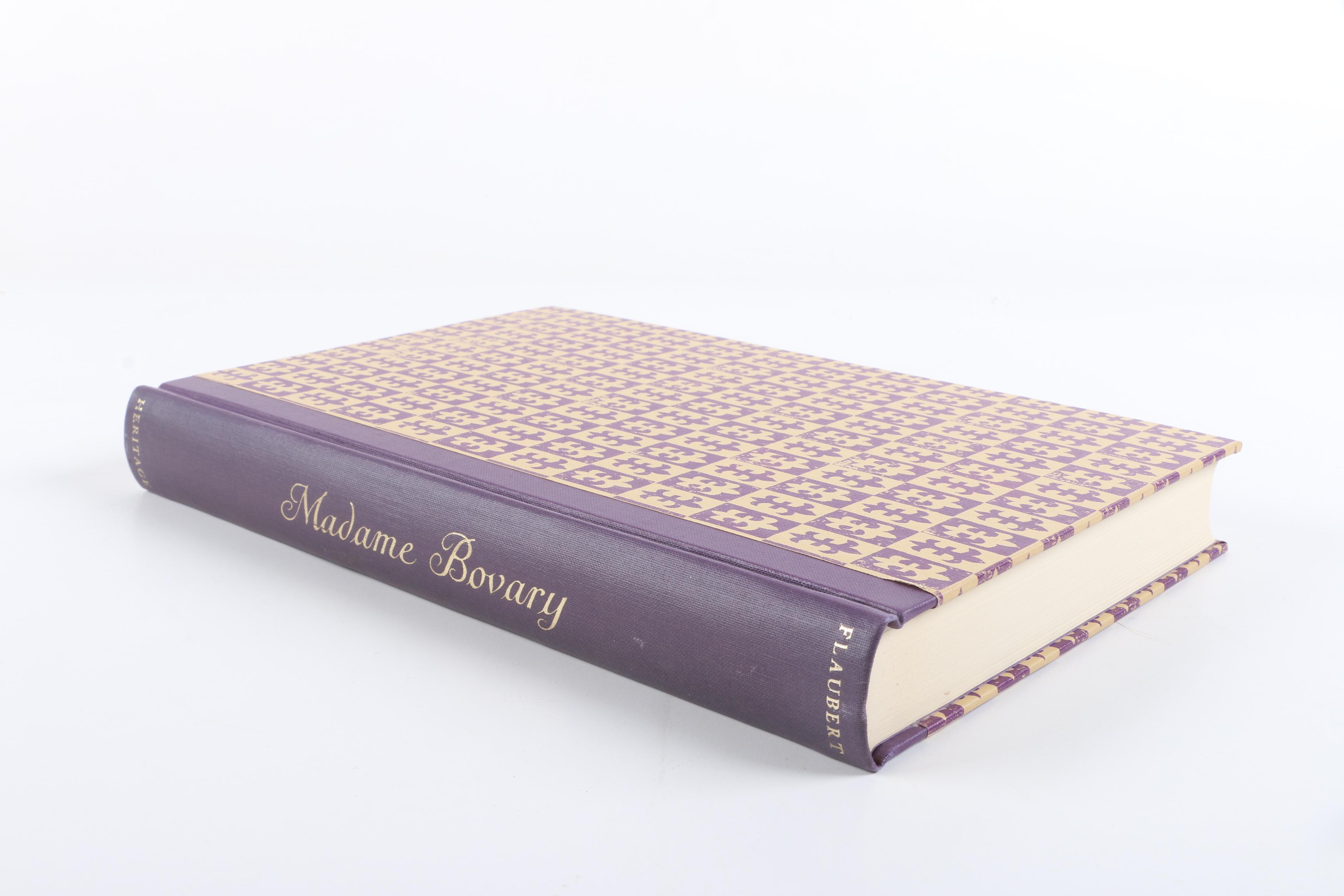 Assorted Antique and Vintage Hardcover Books featuring "Madame Bovary"