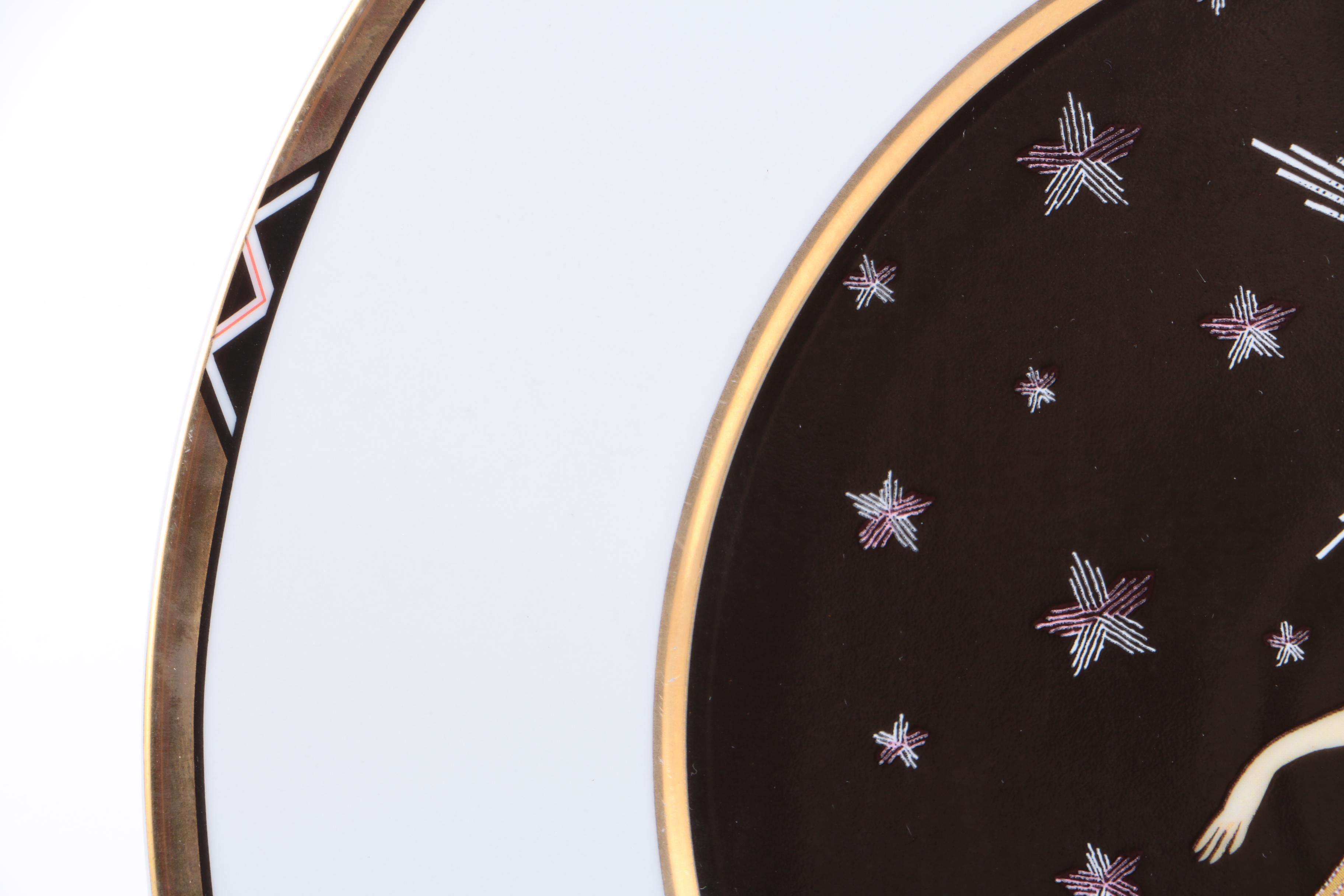 Erte Sevenarts Limited Porcelain Plate After "New York, New York"