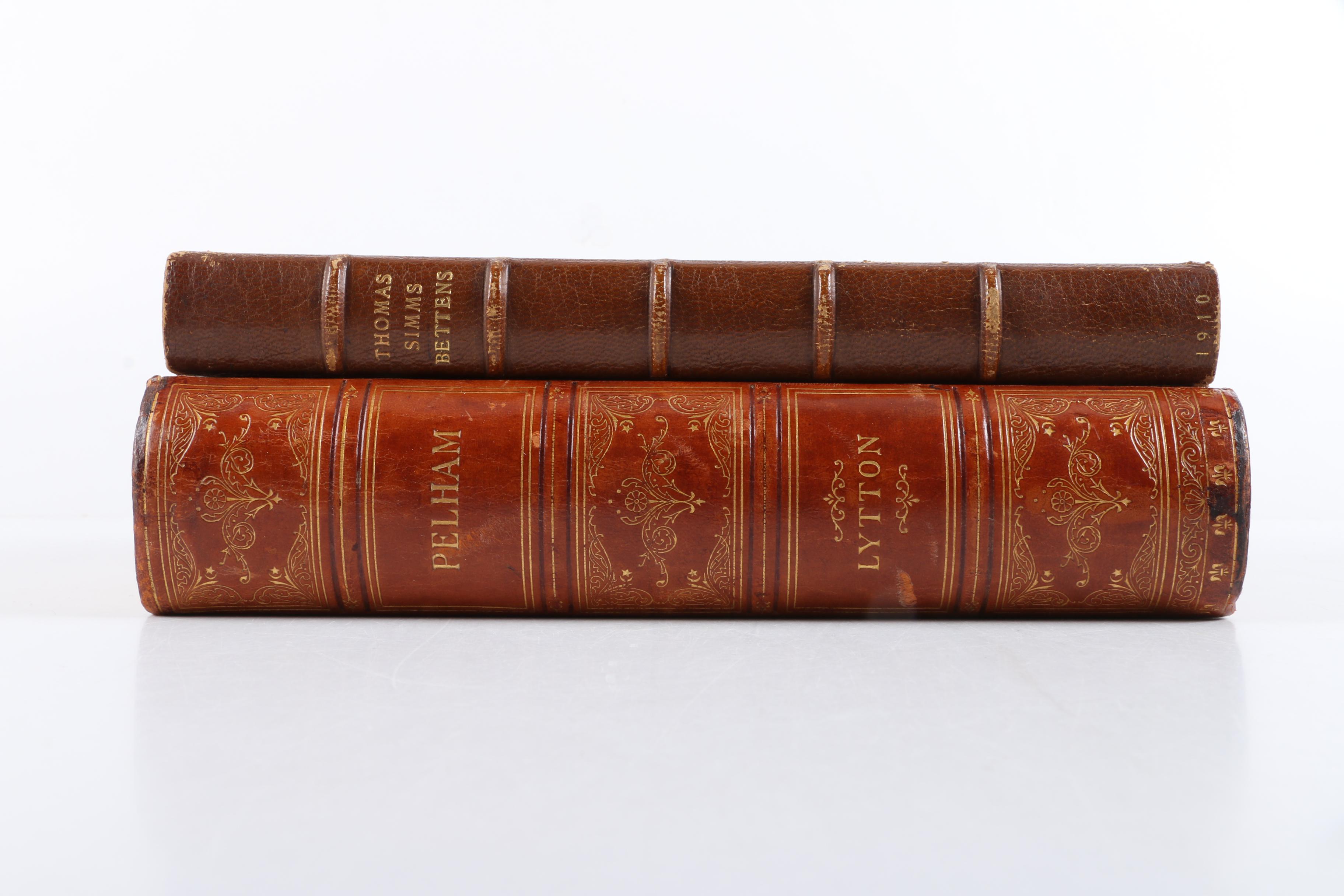 1909 "Thomas Simms Bettens" Memorial Book and 1910s Lytton Novel