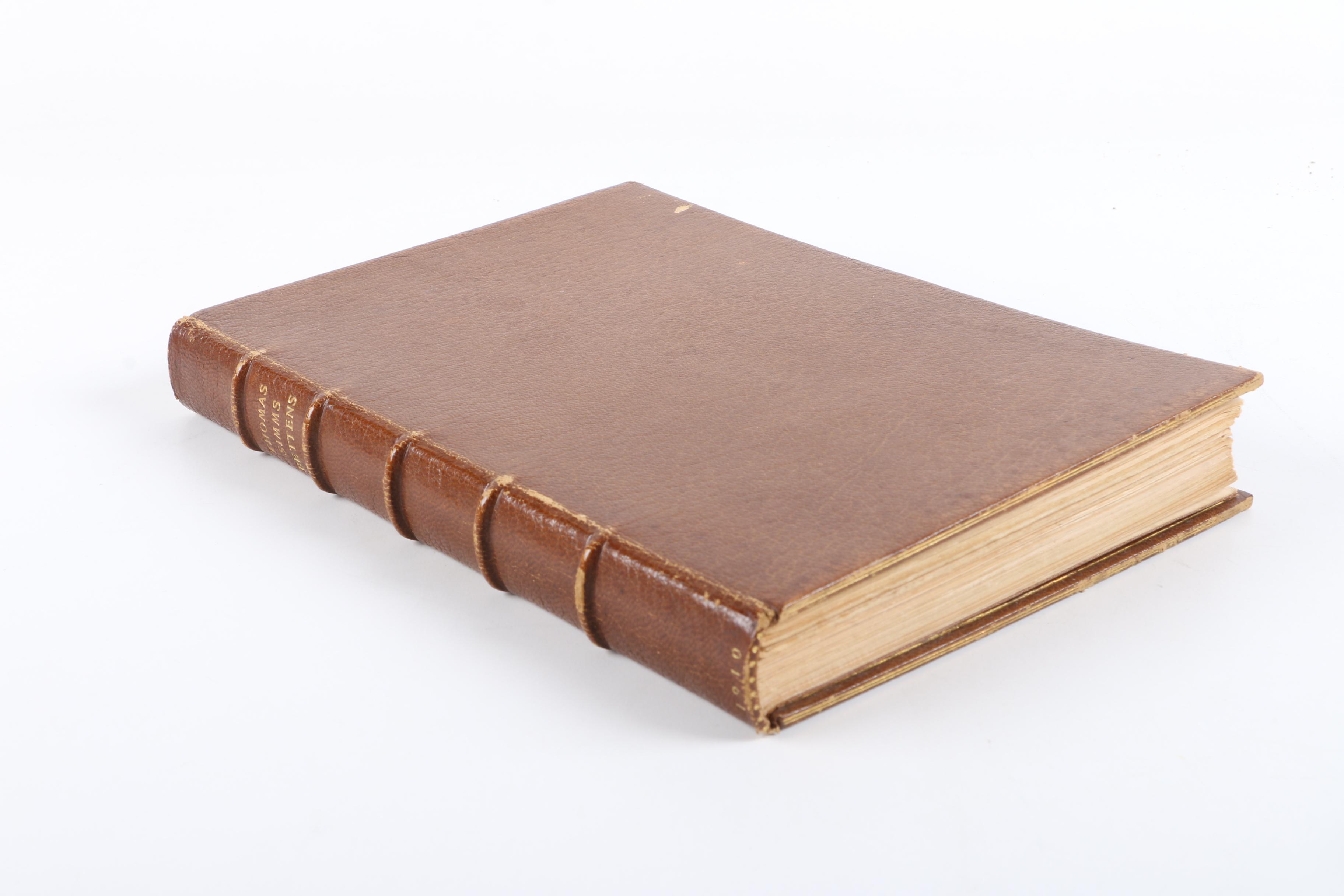 1909 "Thomas Simms Bettens" Memorial Book and 1910s Lytton Novel