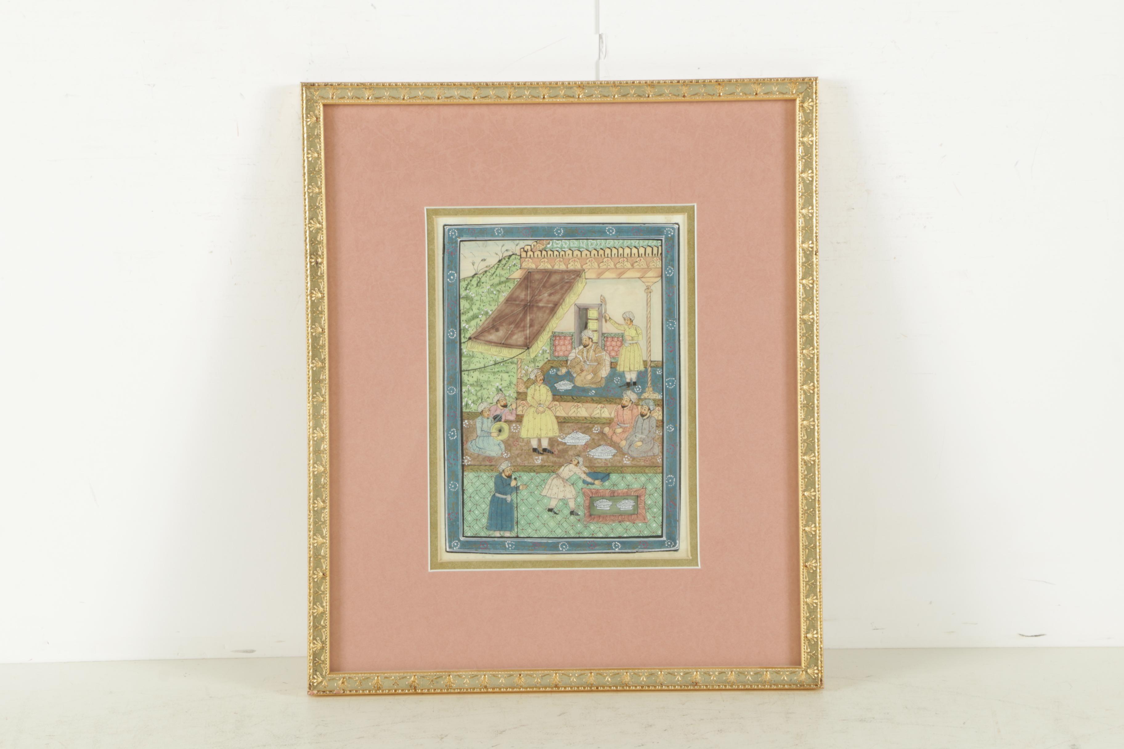 Indo-Persian Miniatures Featuring Hunting Scenes