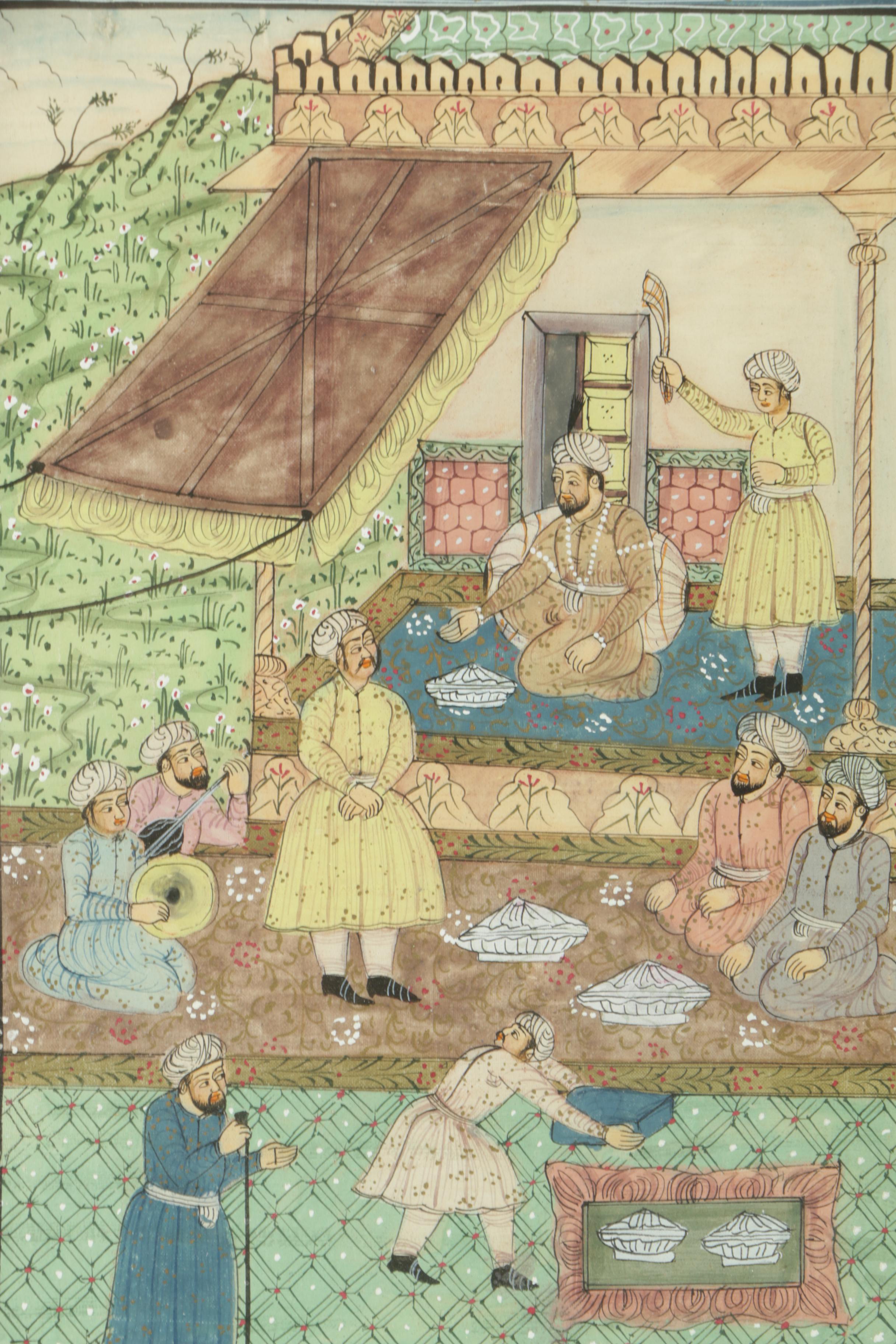 Indo-Persian Miniatures Featuring Hunting Scenes