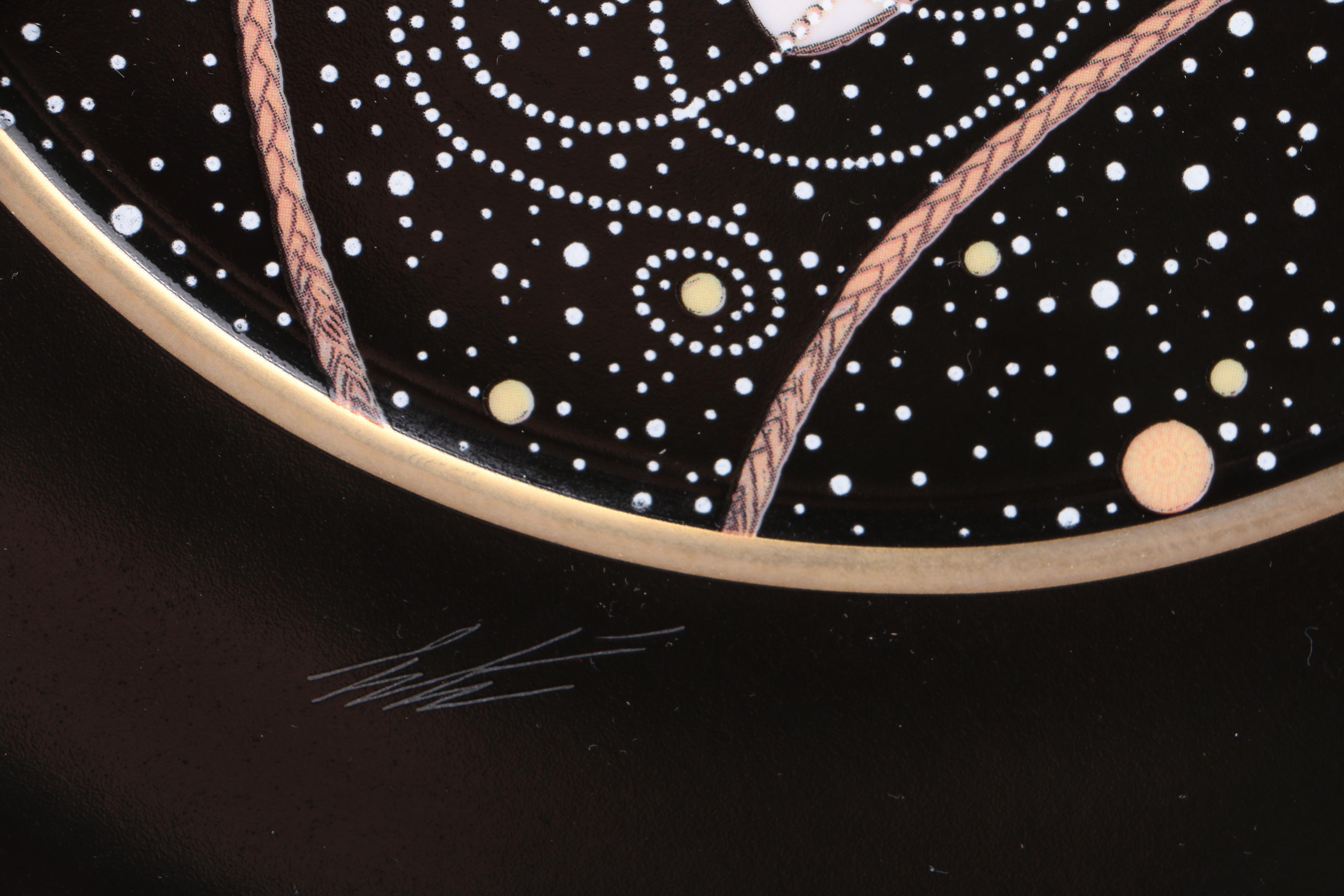 Erte Sevenarts Limited Porcelain Plate After "Ondee"