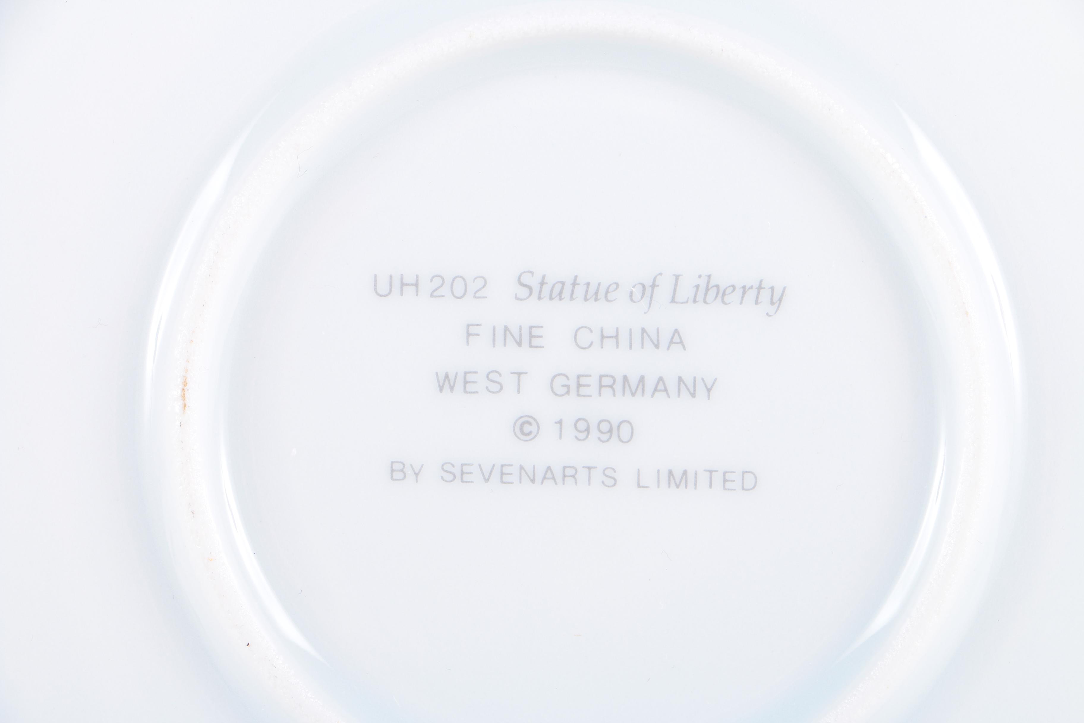 Erte Sevenarts Limited Porcelain Plate After "Statue of Liberty"