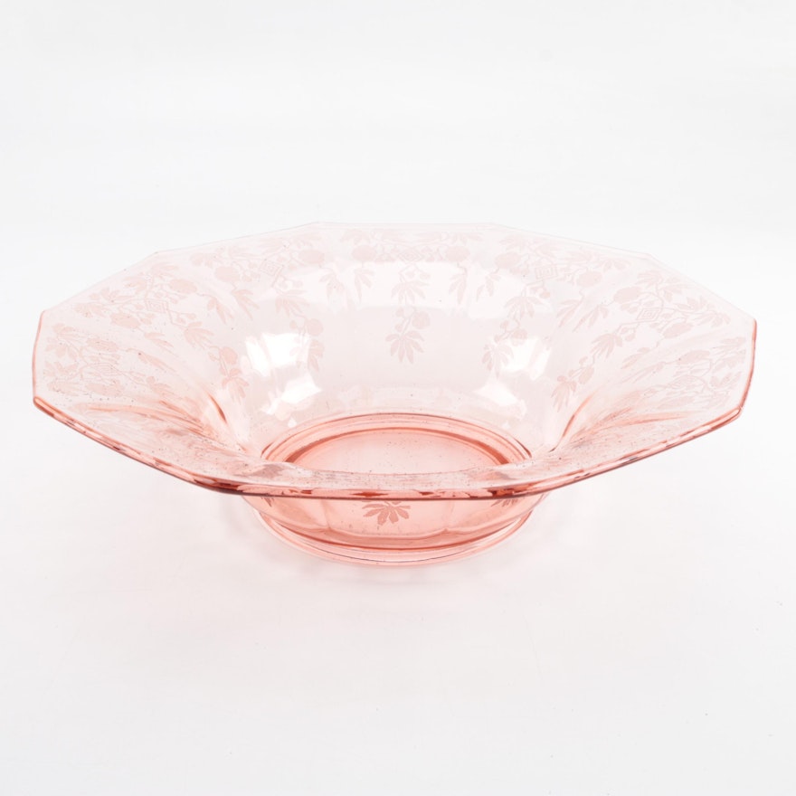 Depression Glass Pink Bowl