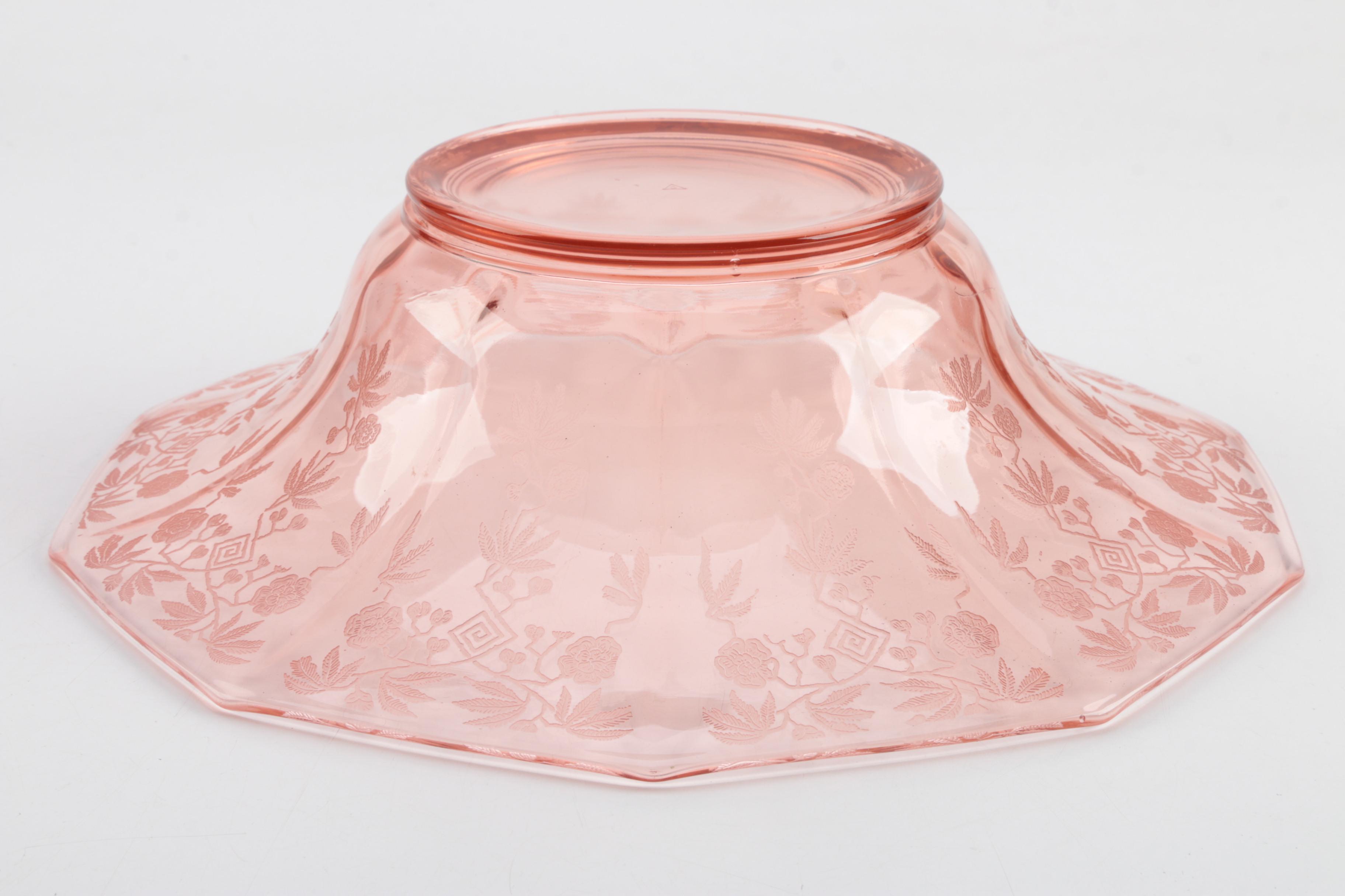 Depression Glass Pink Bowl