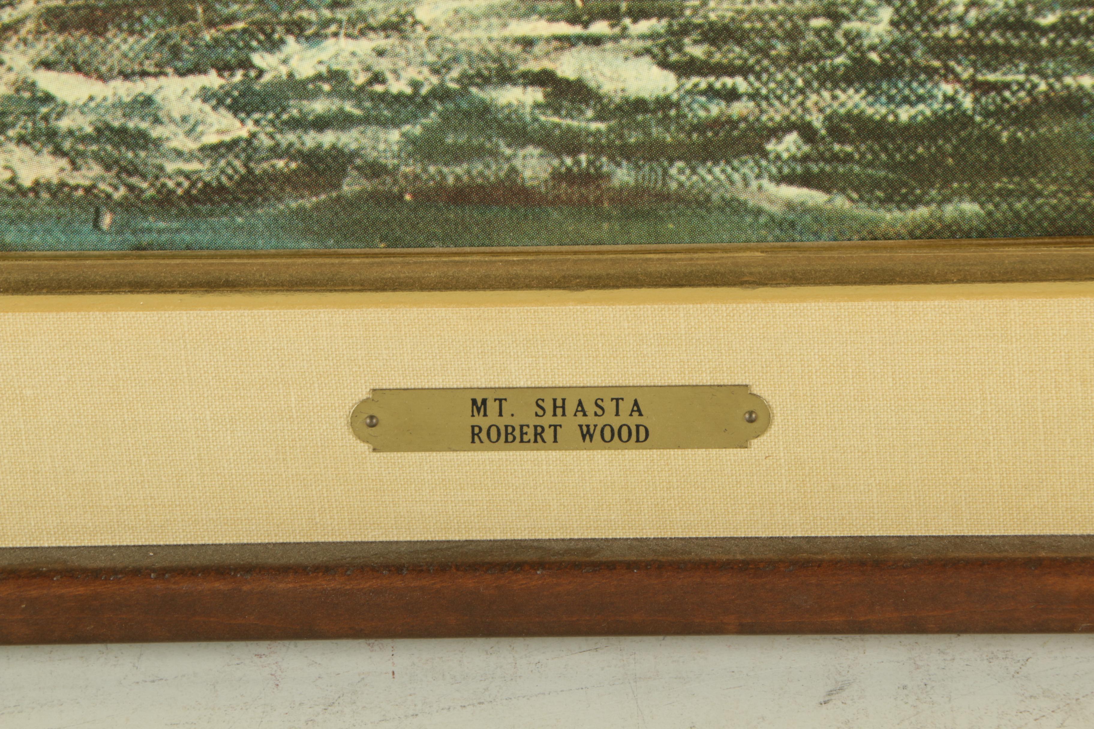 Offset Lithograph on Paper After Robert Wood "Mt. Shasta"