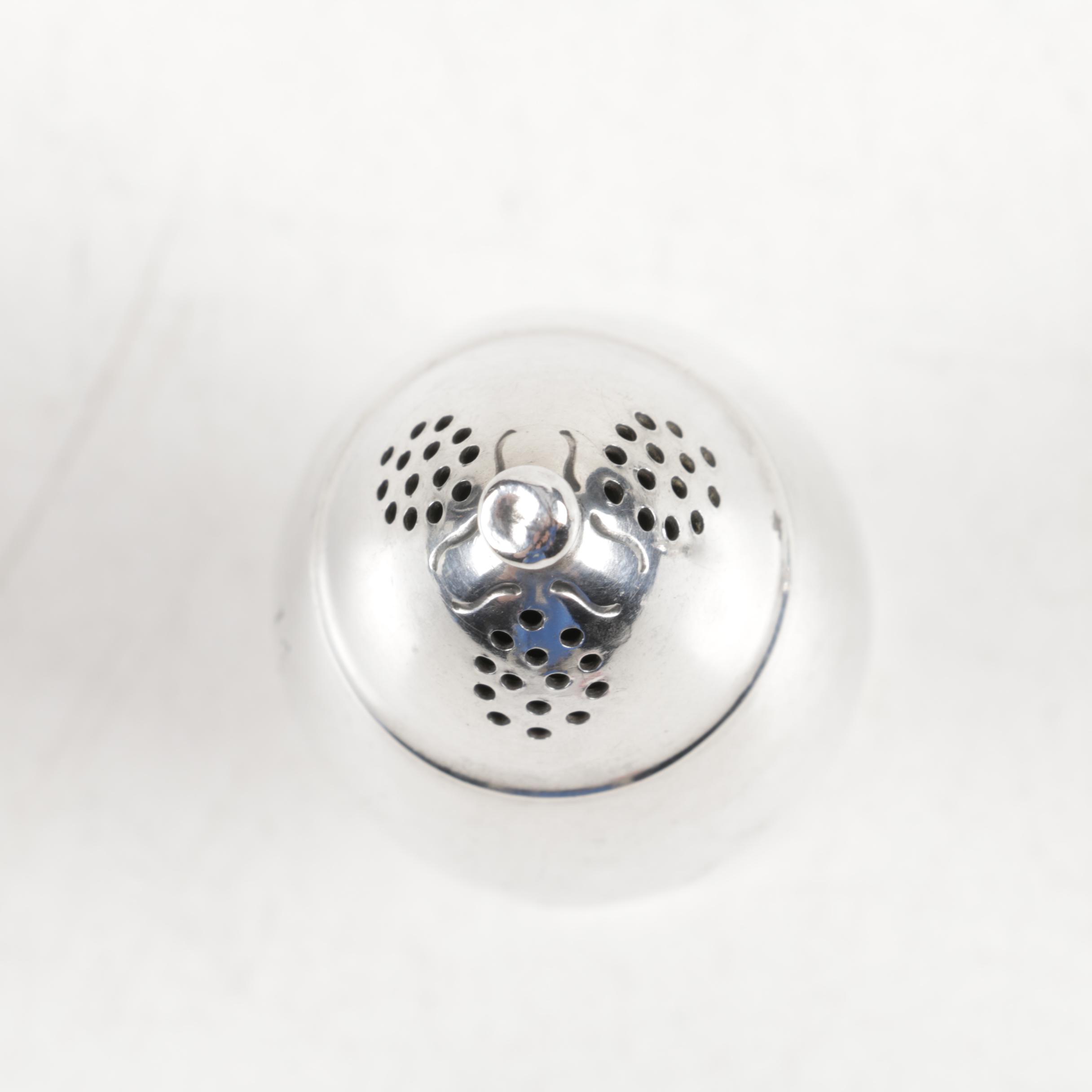 Georg Jensen "Cactus" Sterling Silver Salt and Pepper Shakers