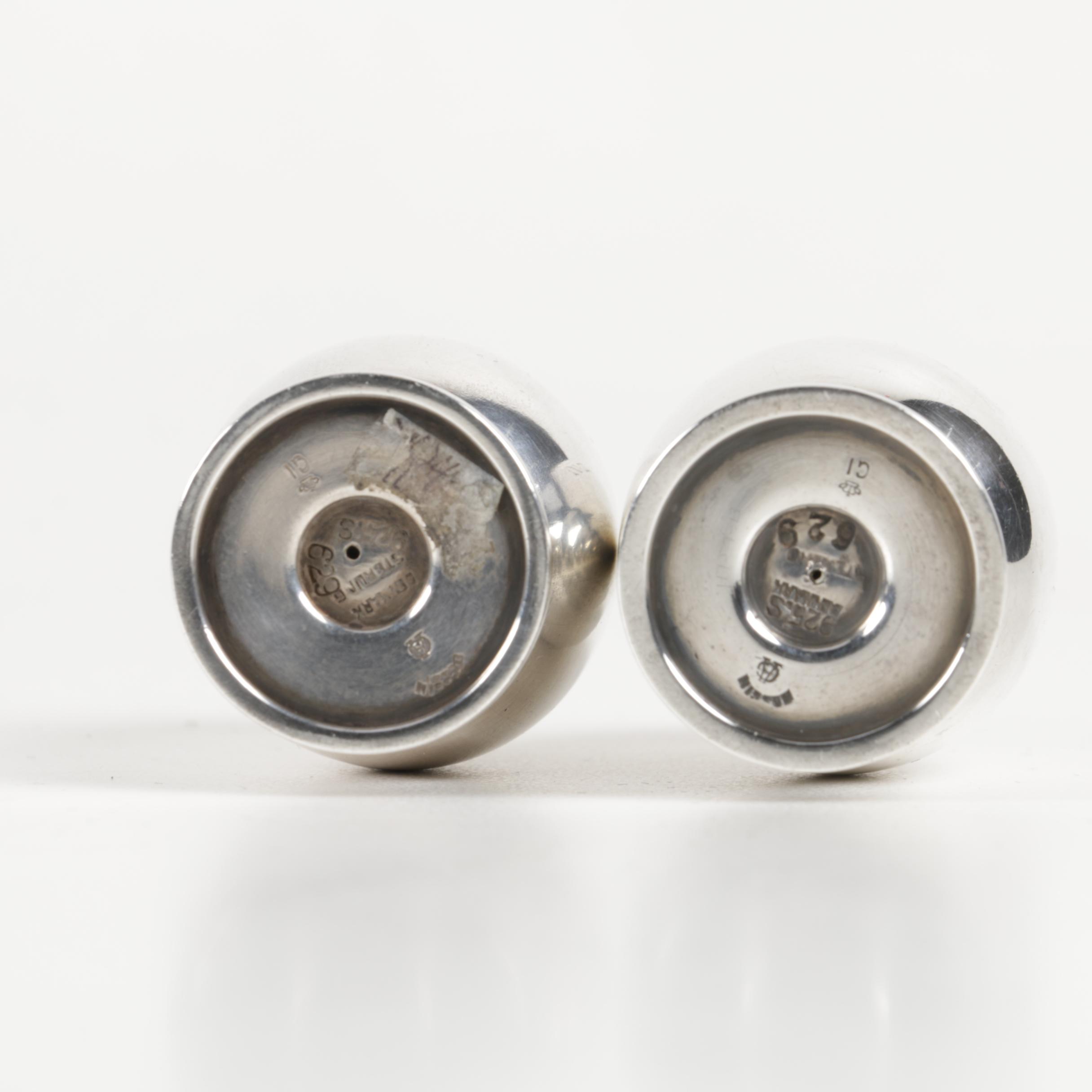 Georg Jensen "Cactus" Sterling Silver Salt and Pepper Shakers