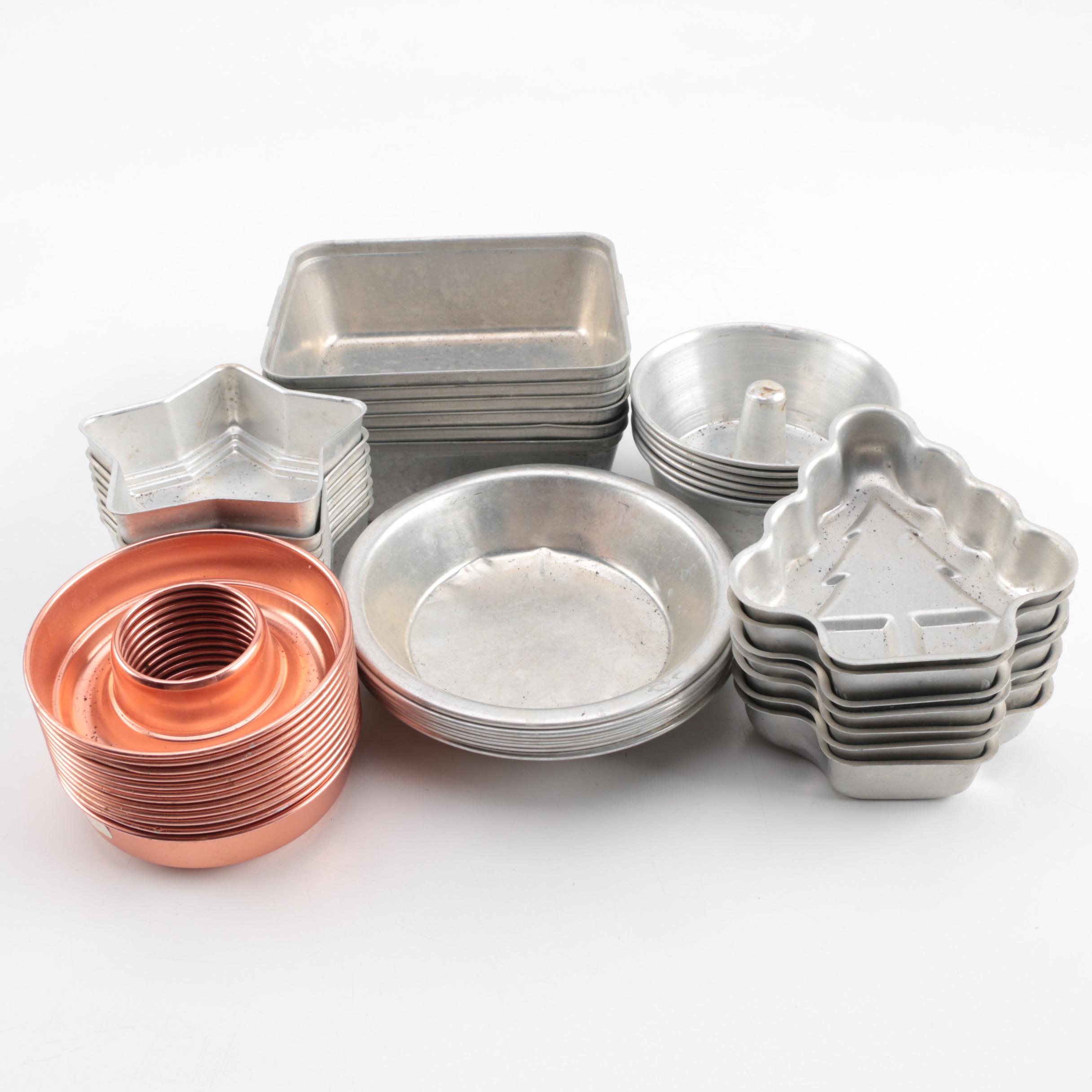 Metal Gelatin and Pie Molds