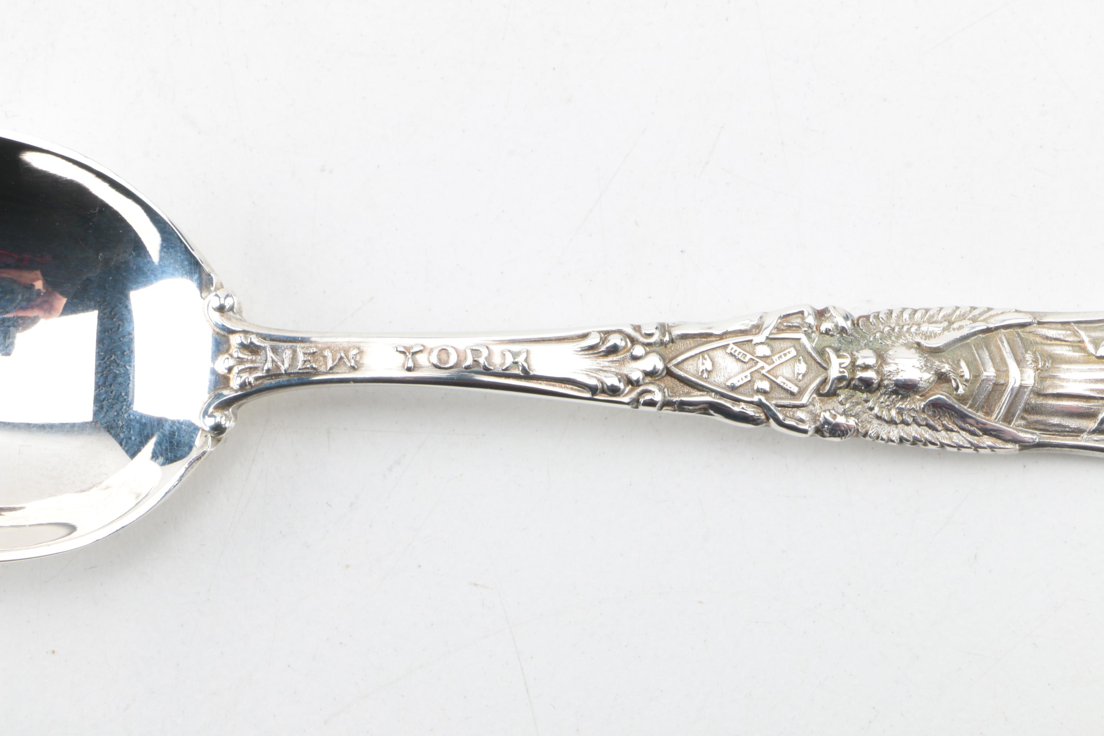 Tiffany & Co Sterling Silver New York City Souvenir Teaspoon