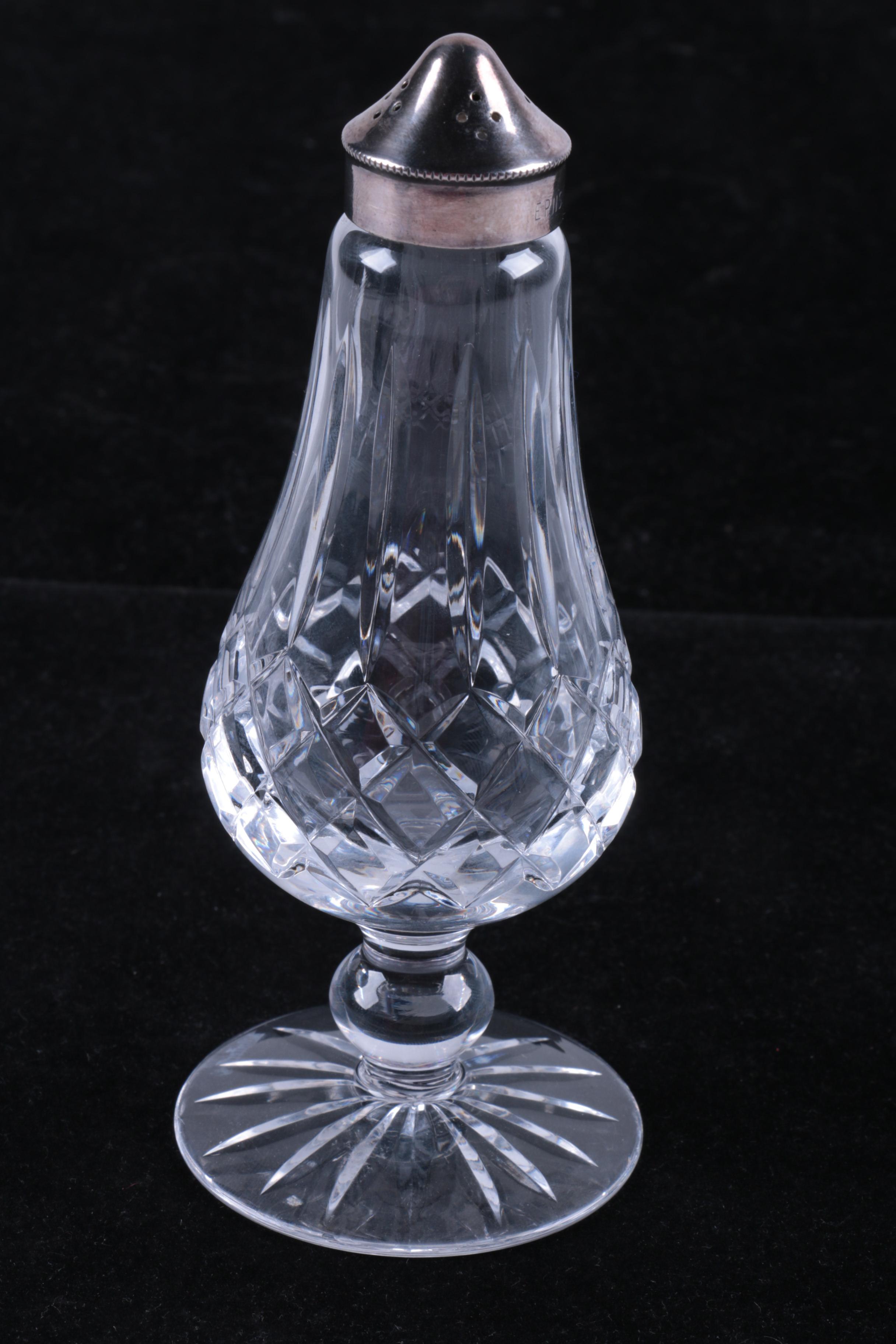 Waterford Crystal "Lismore" Salt and Pepper Shakers