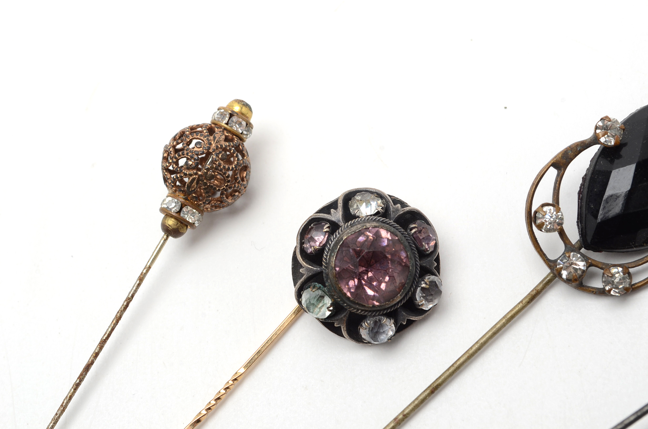 Grouping of Twelve Vintage Stick Pins