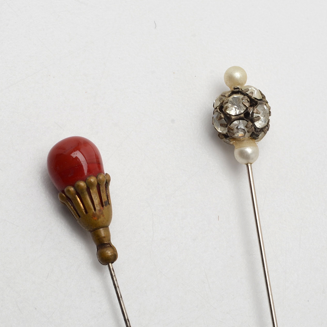 Assortment of Antique and Vintage Hat Pins and Stick Pins