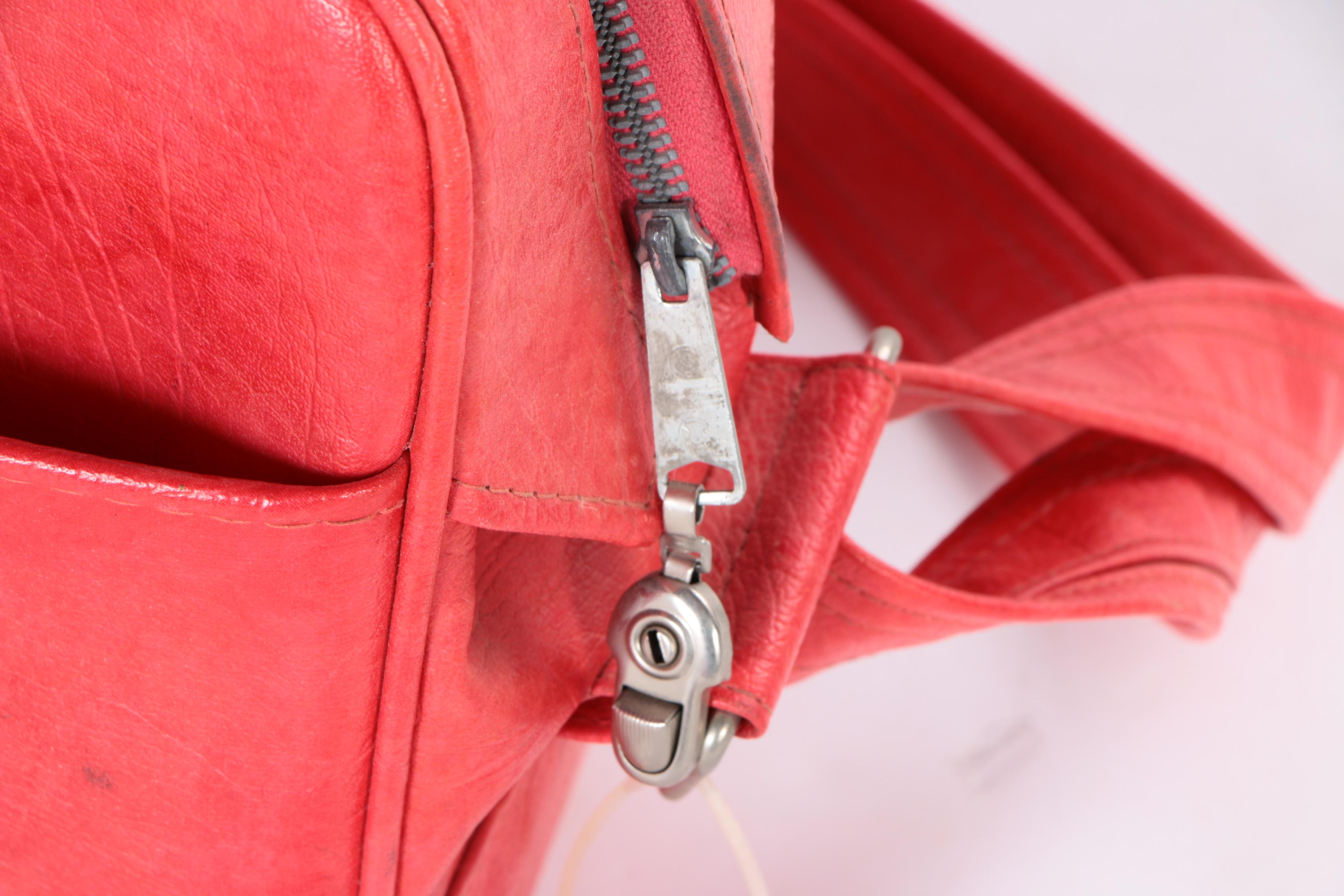 Vintage Samsonite Red Luggage Set