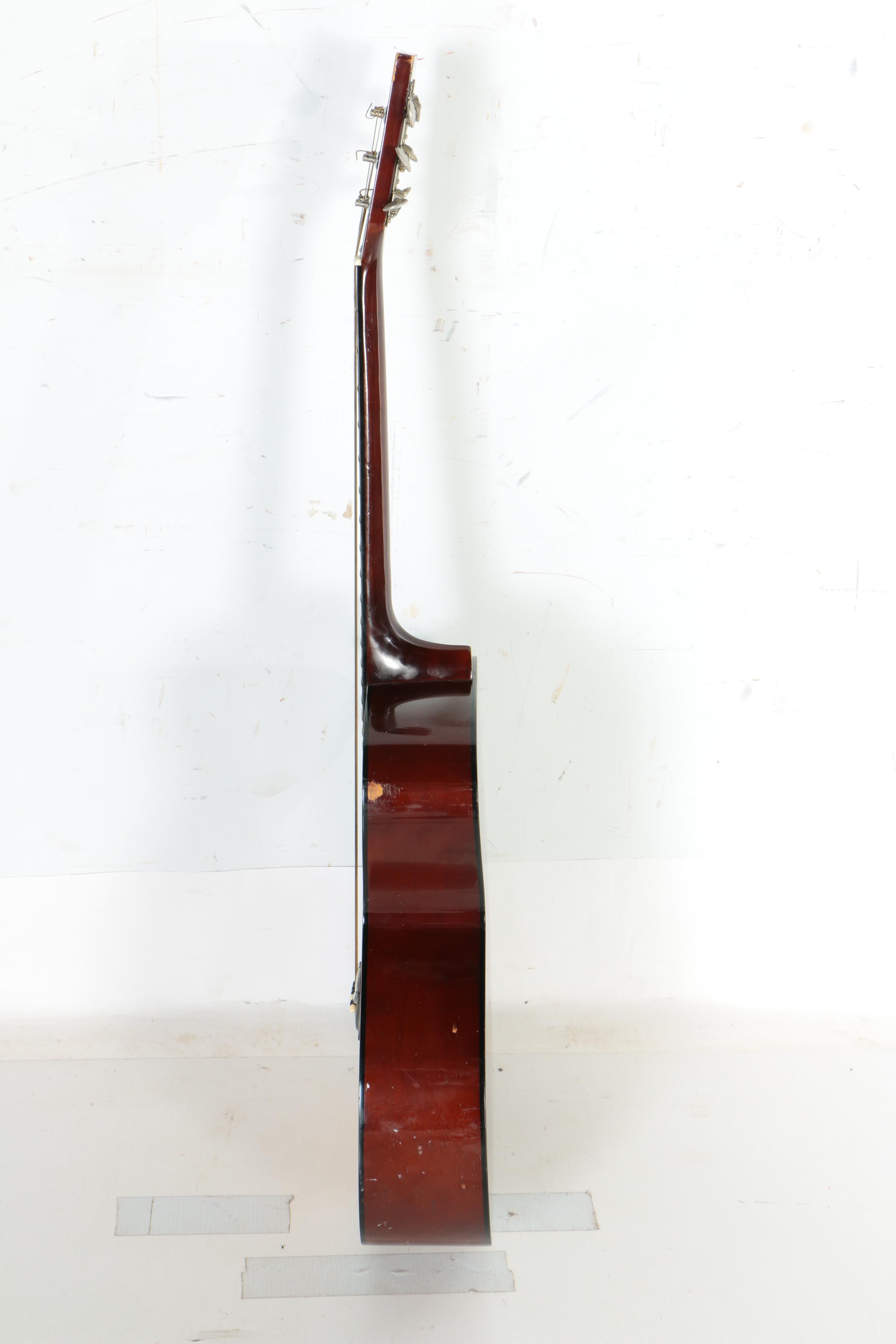 Vintage Guild Madeira Acoustic Guitar and Case