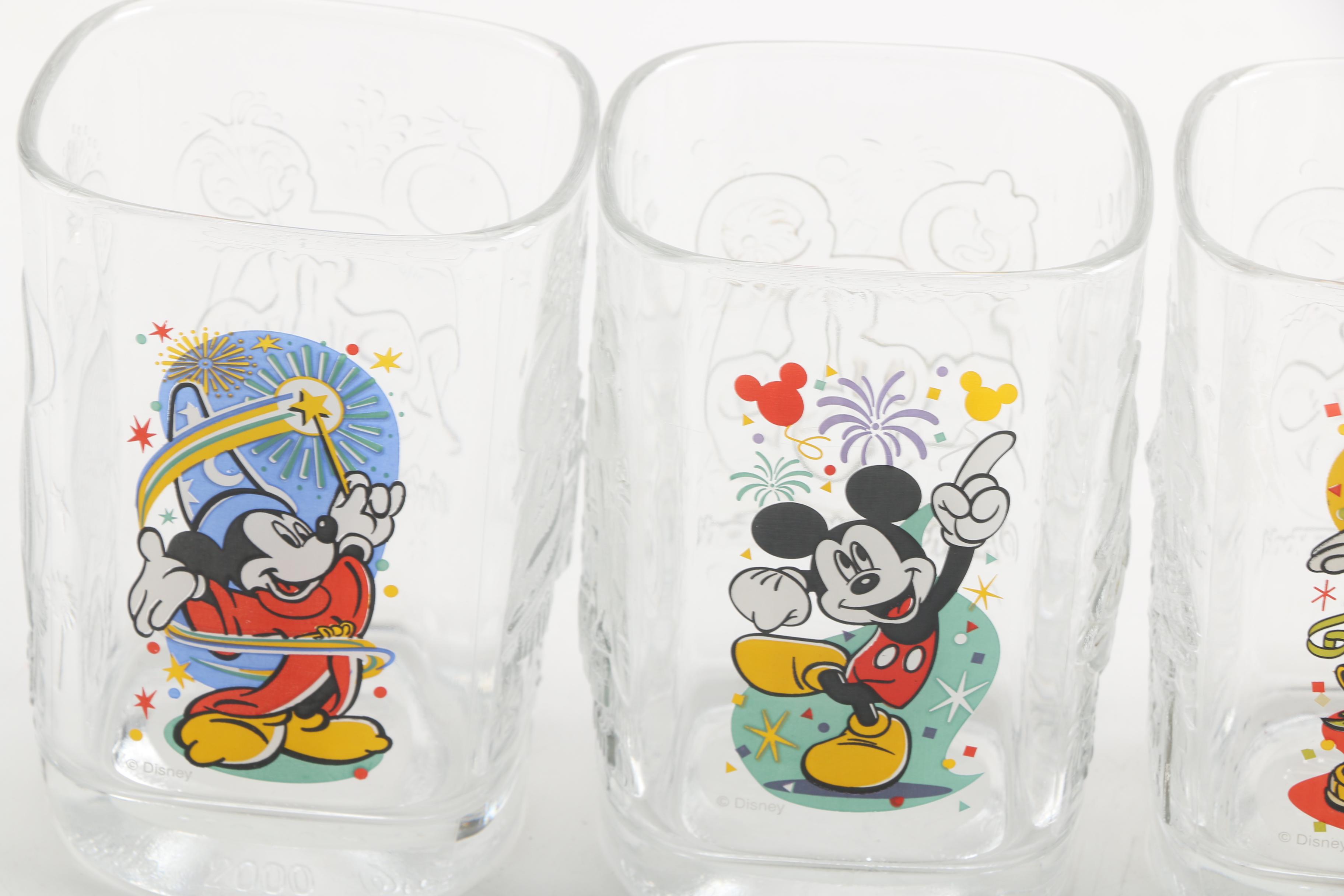 McDonald's Walt Disney World 2000 Drinking Glasses