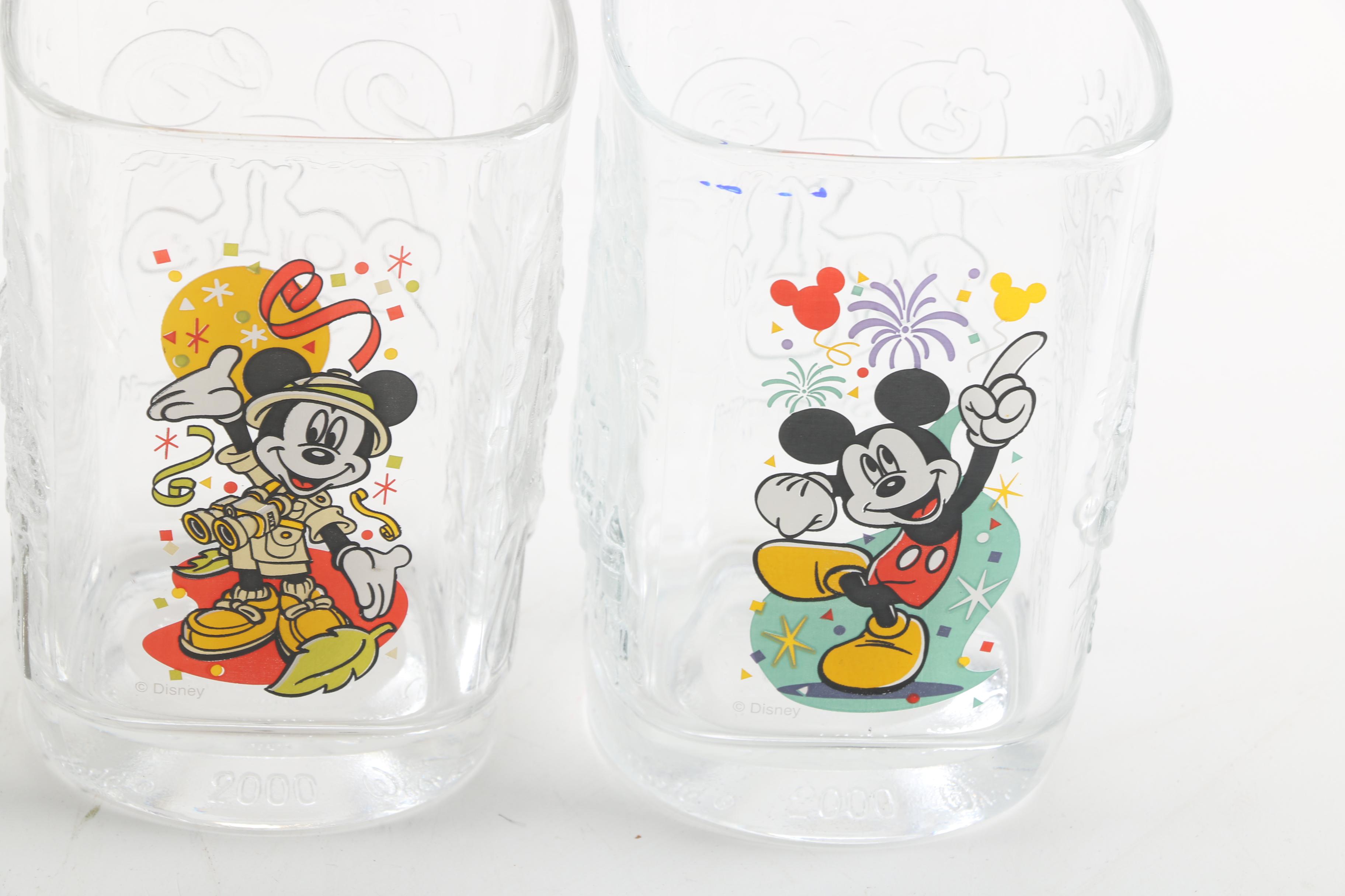 McDonald's Walt Disney World 2000 Drinking Glasses