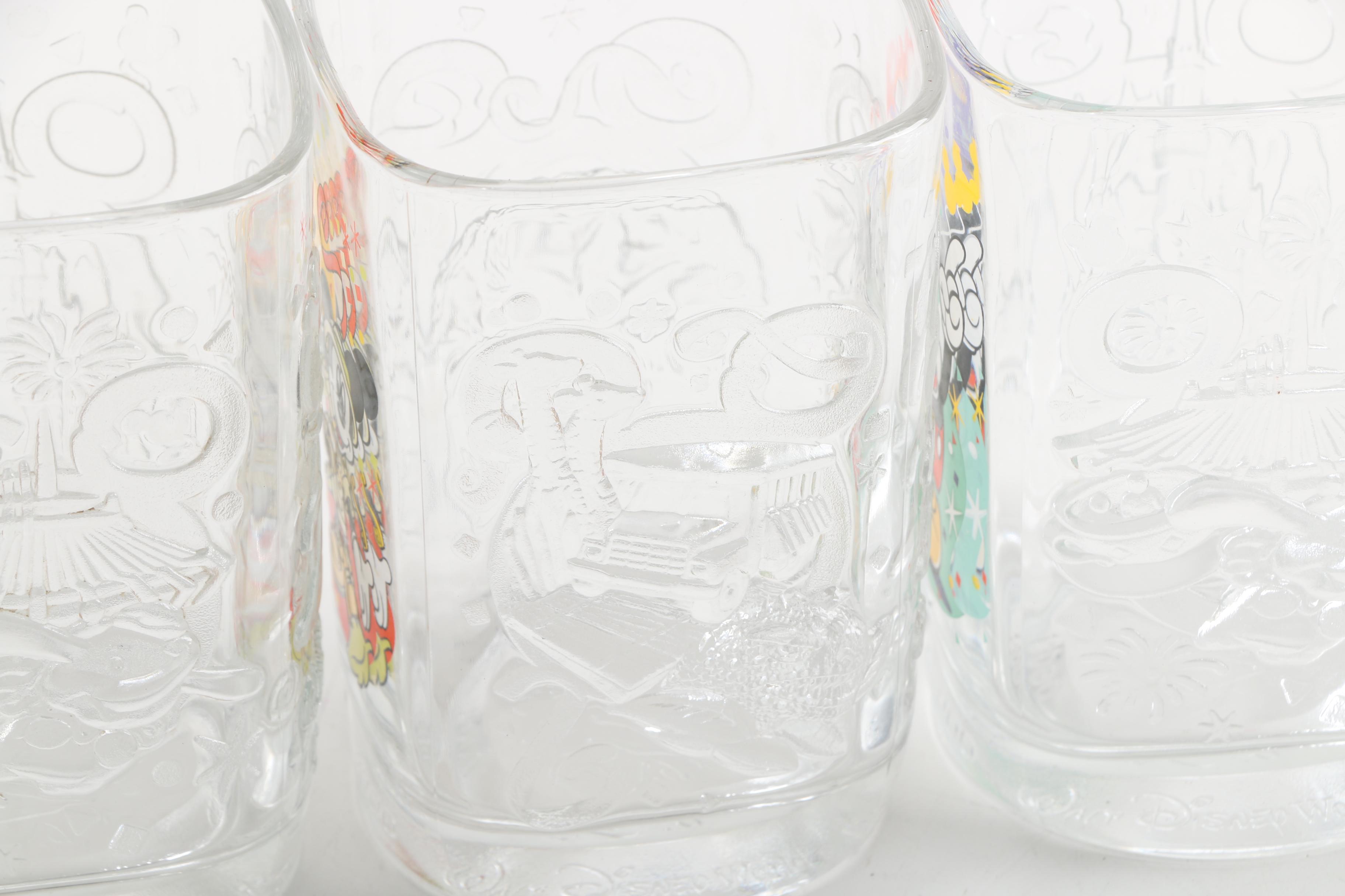 McDonald's Walt Disney World 2000 Drinking Glasses