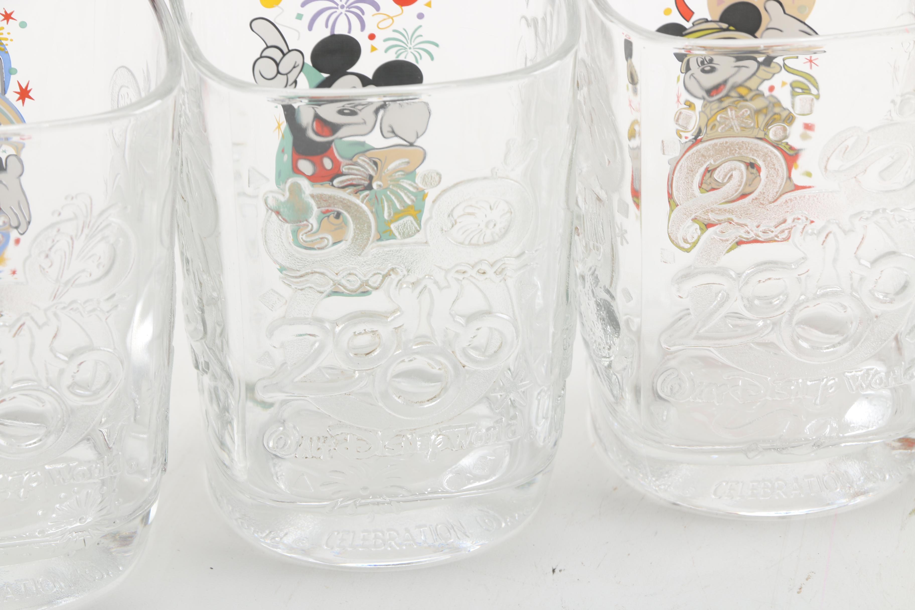 McDonald's Walt Disney World 2000 Drinking Glasses