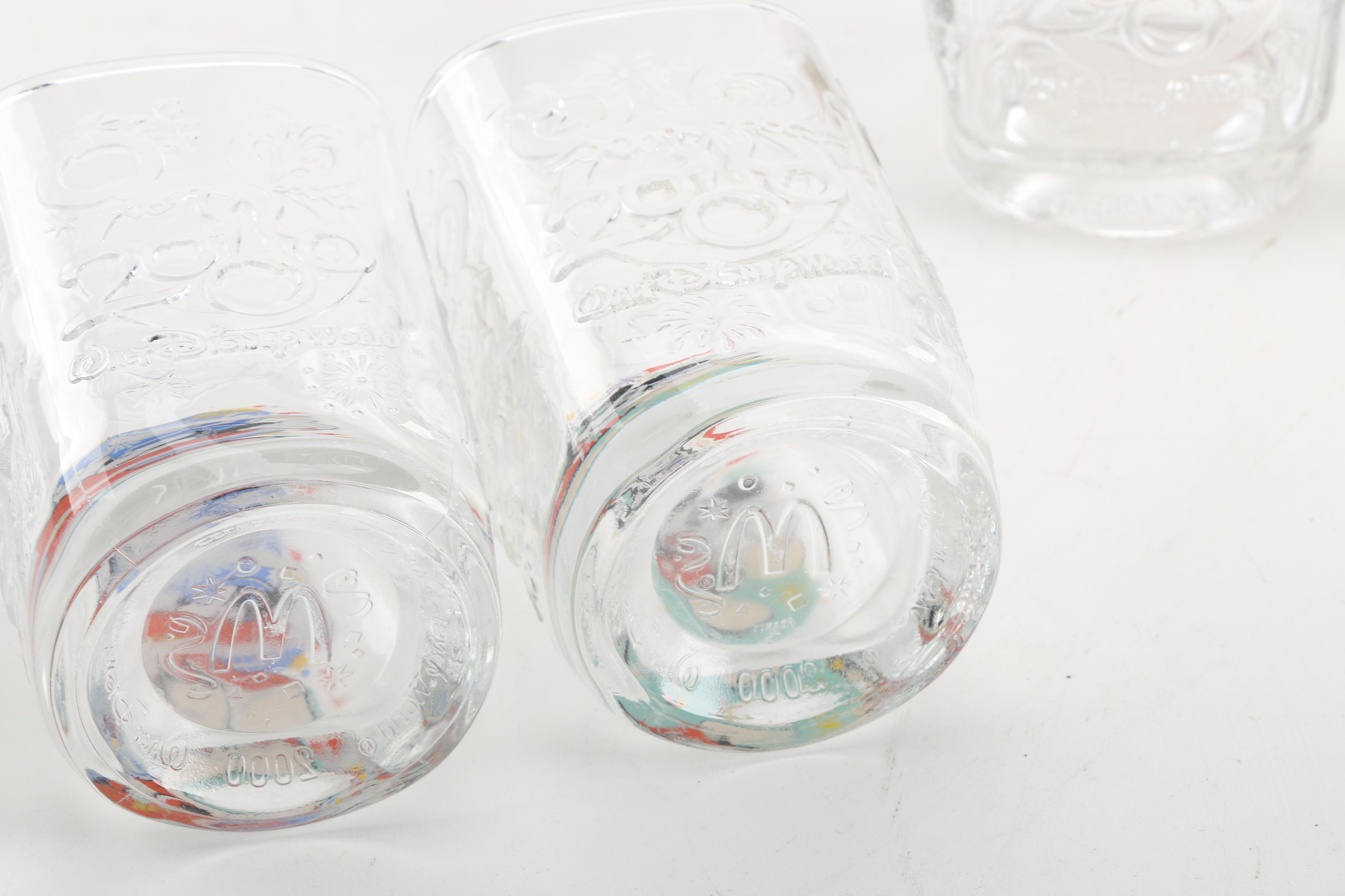 McDonald's Walt Disney World 2000 Drinking Glasses