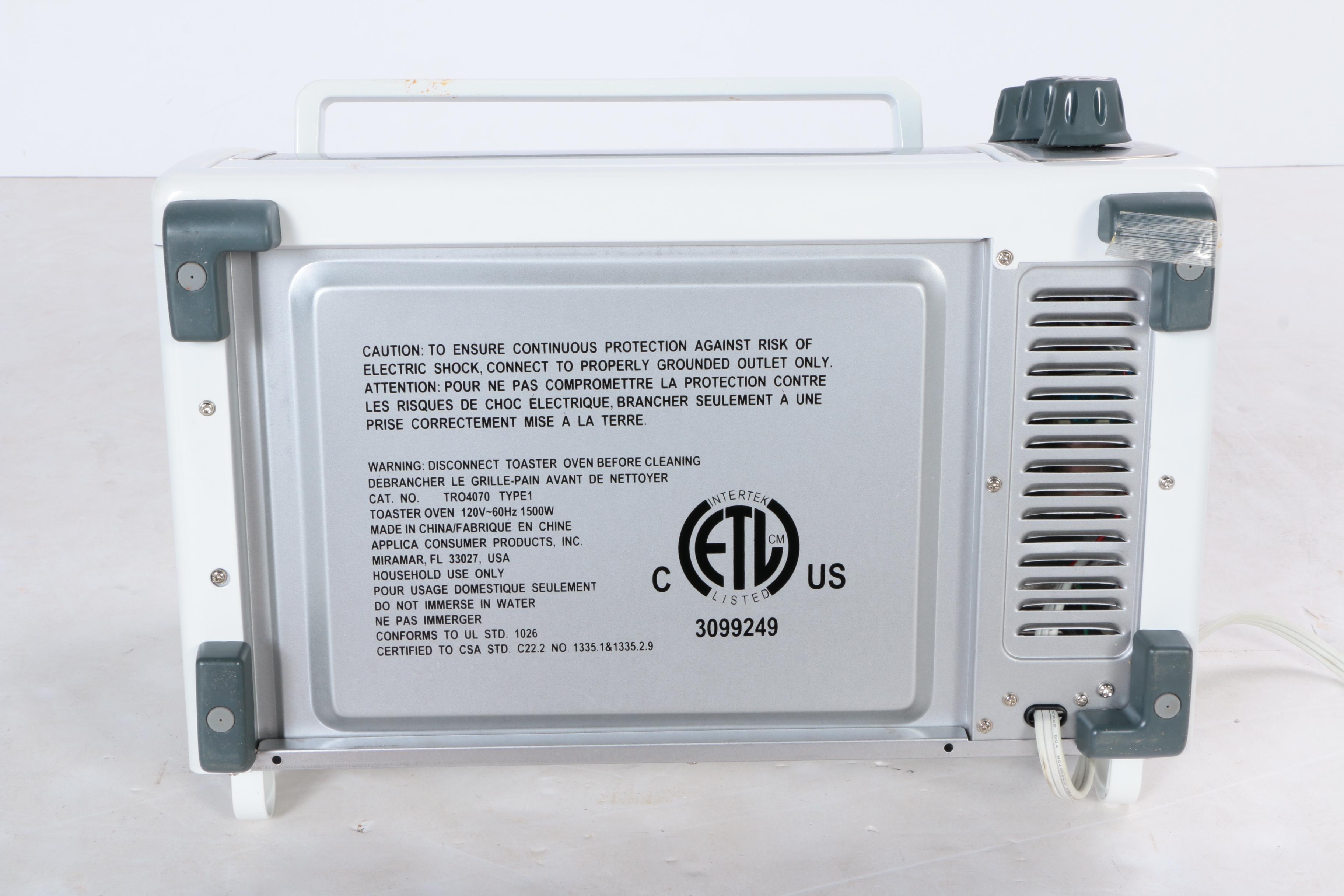 Black & Decker Convection Toast-R-Oven