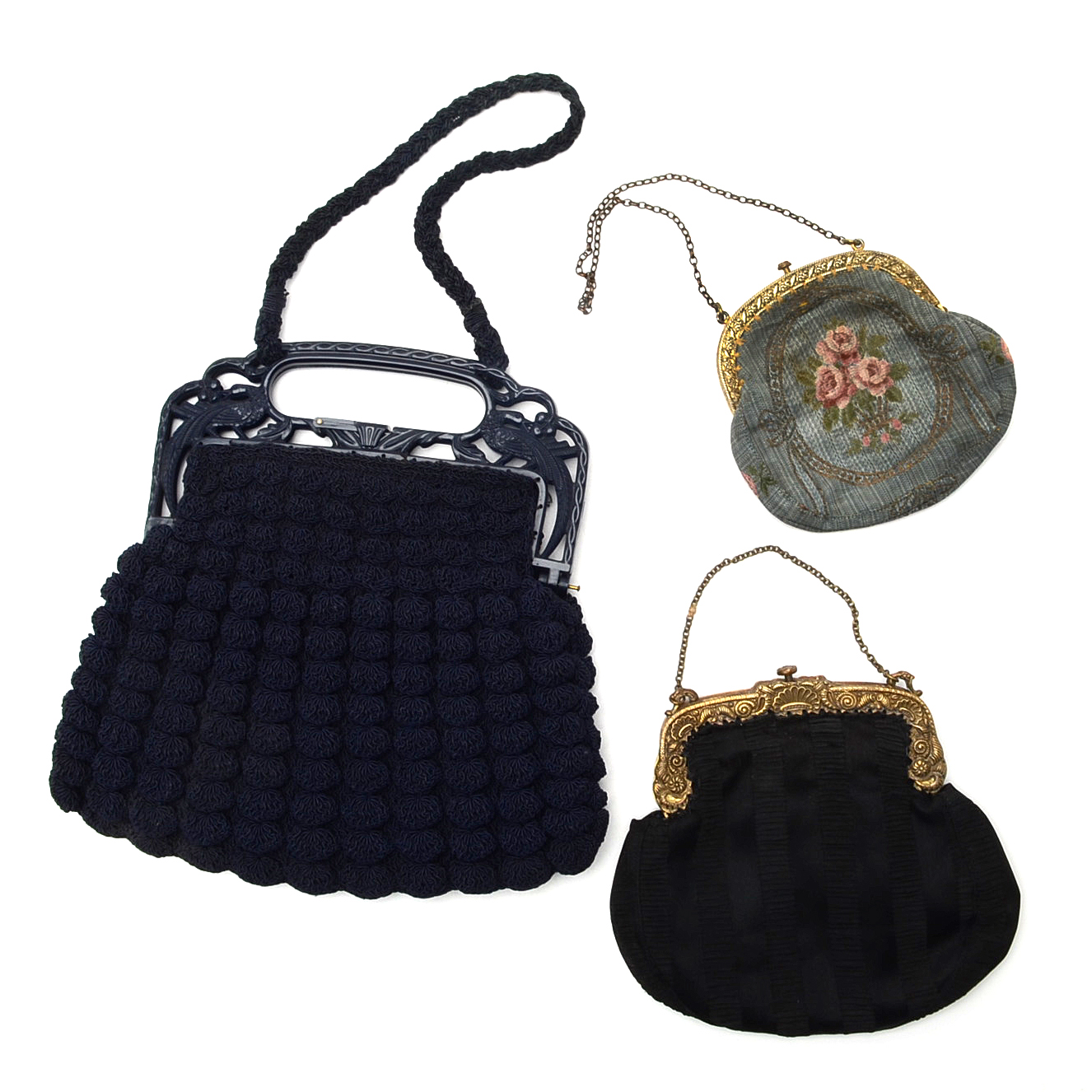 Three Early 20th Century Handbags