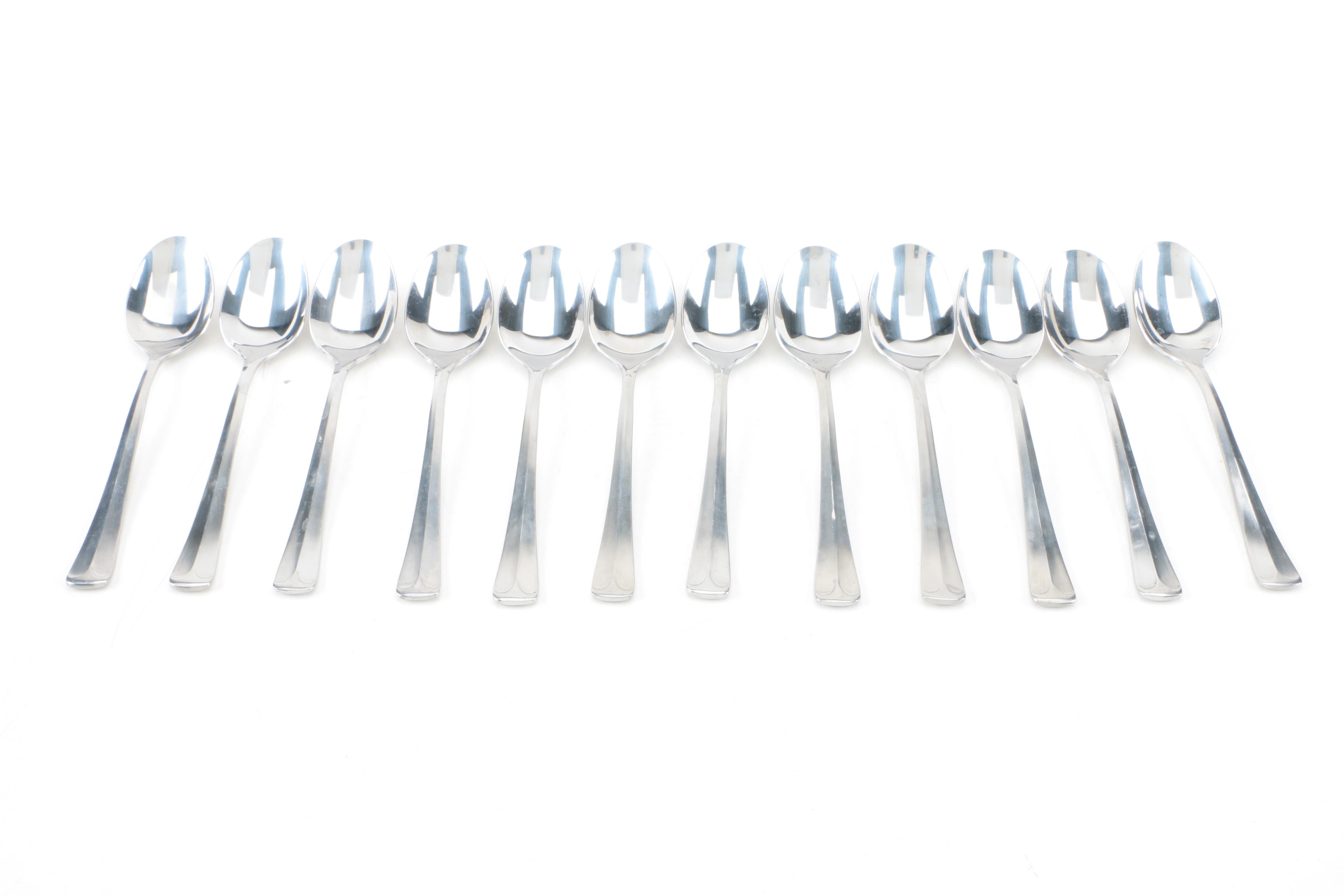 Ekco Enterna "Colonial Richmond" Stainless Steel Flatware and Additional Knives