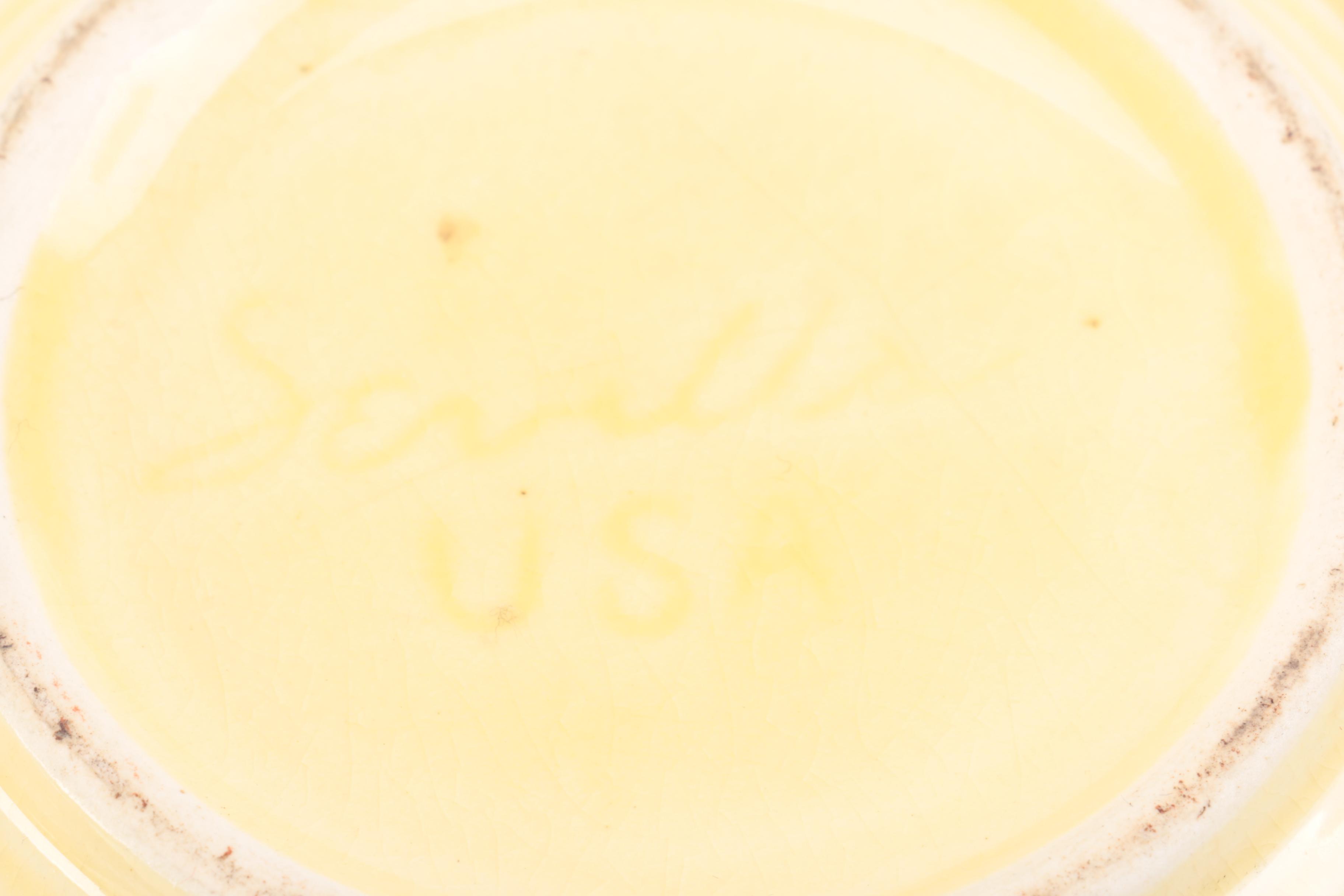 Sevilla Pottery Mixing Bowls and Metal Utensil Storage Tray