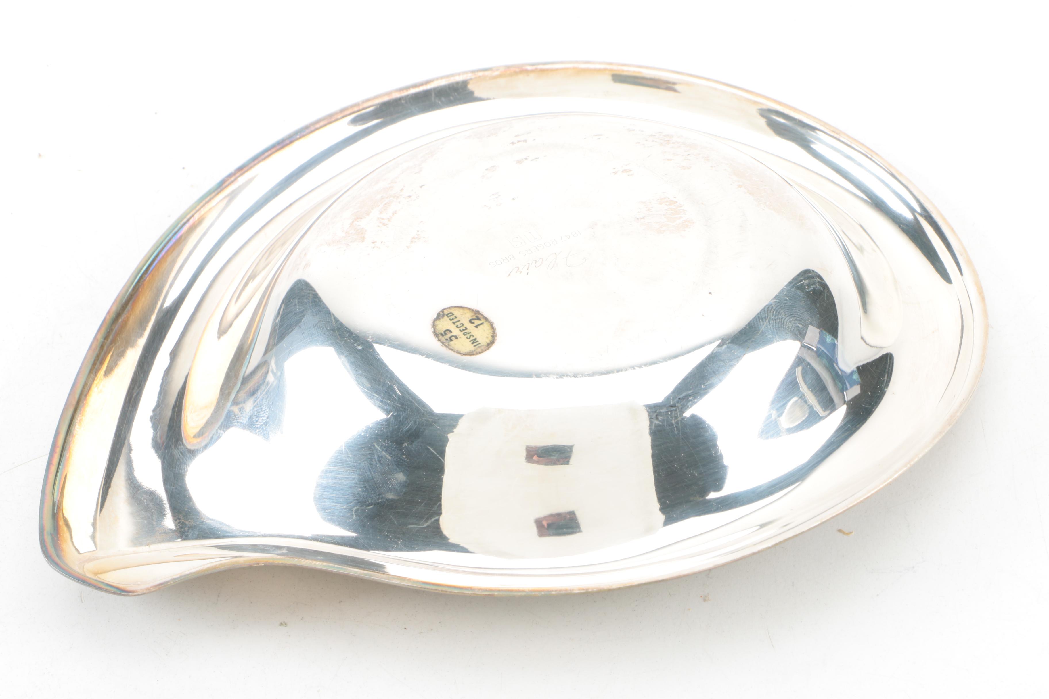 International Silver Co. 1847 Rogers Bros. Silver Plate "Flair" Dish and More