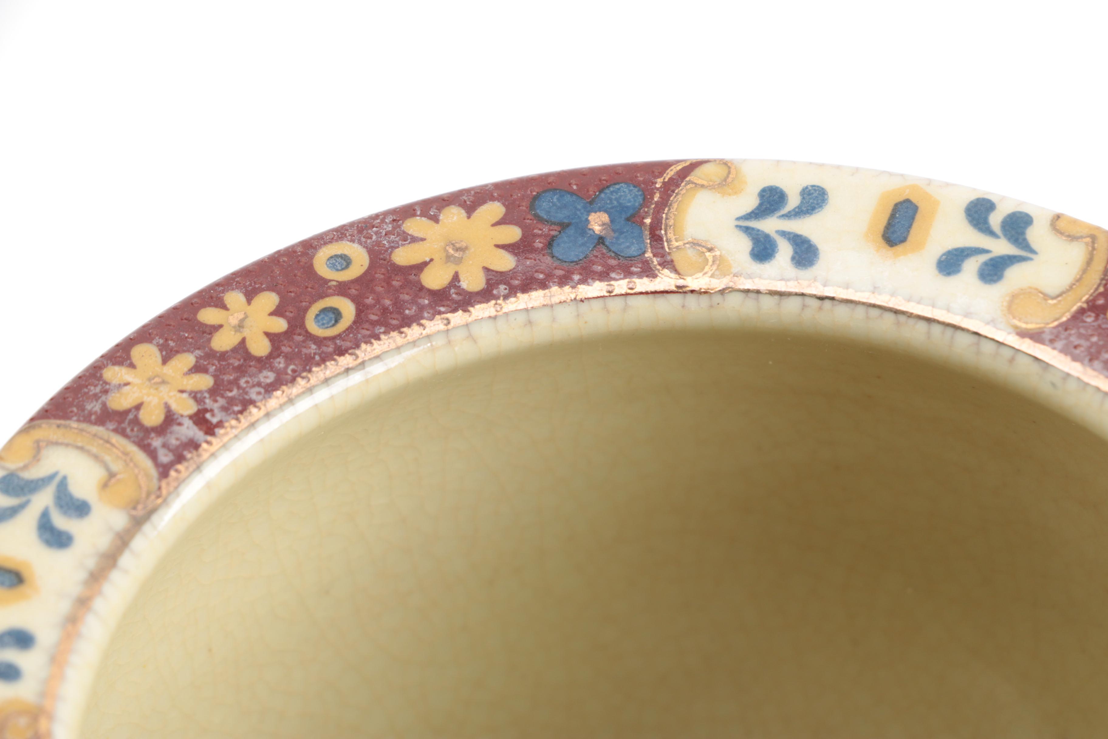 Chinoiserie Miniature Ceramic Jardinieres