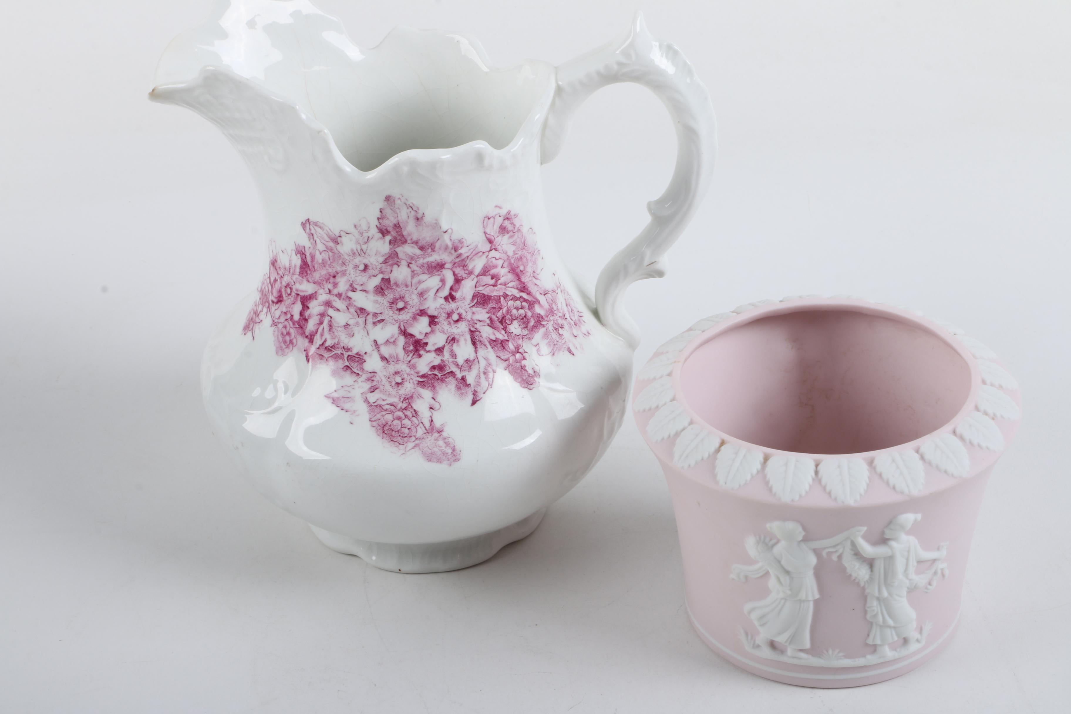 Antique Ford China Company "Wyandot" Pitcher