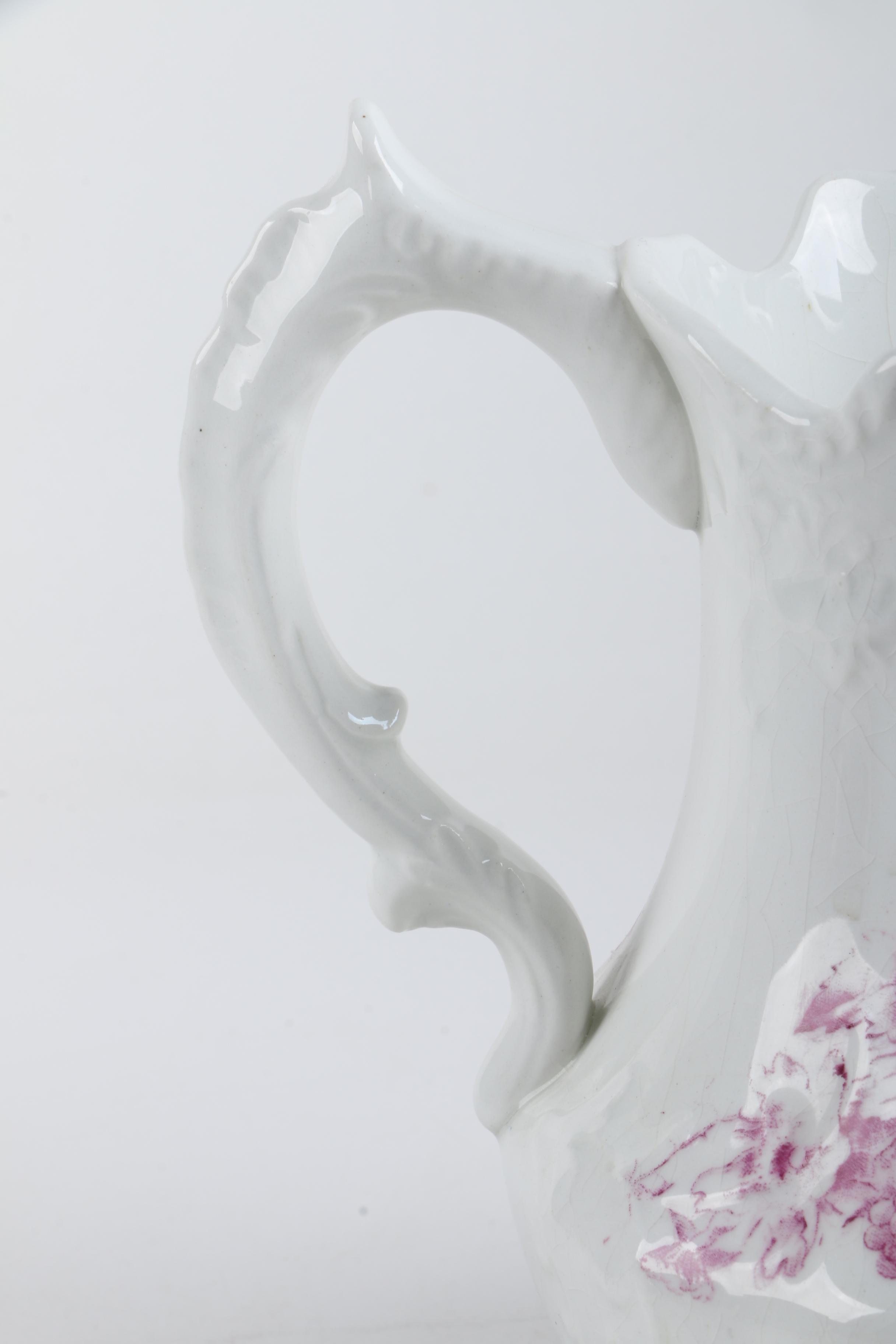 Antique Ford China Company "Wyandot" Pitcher